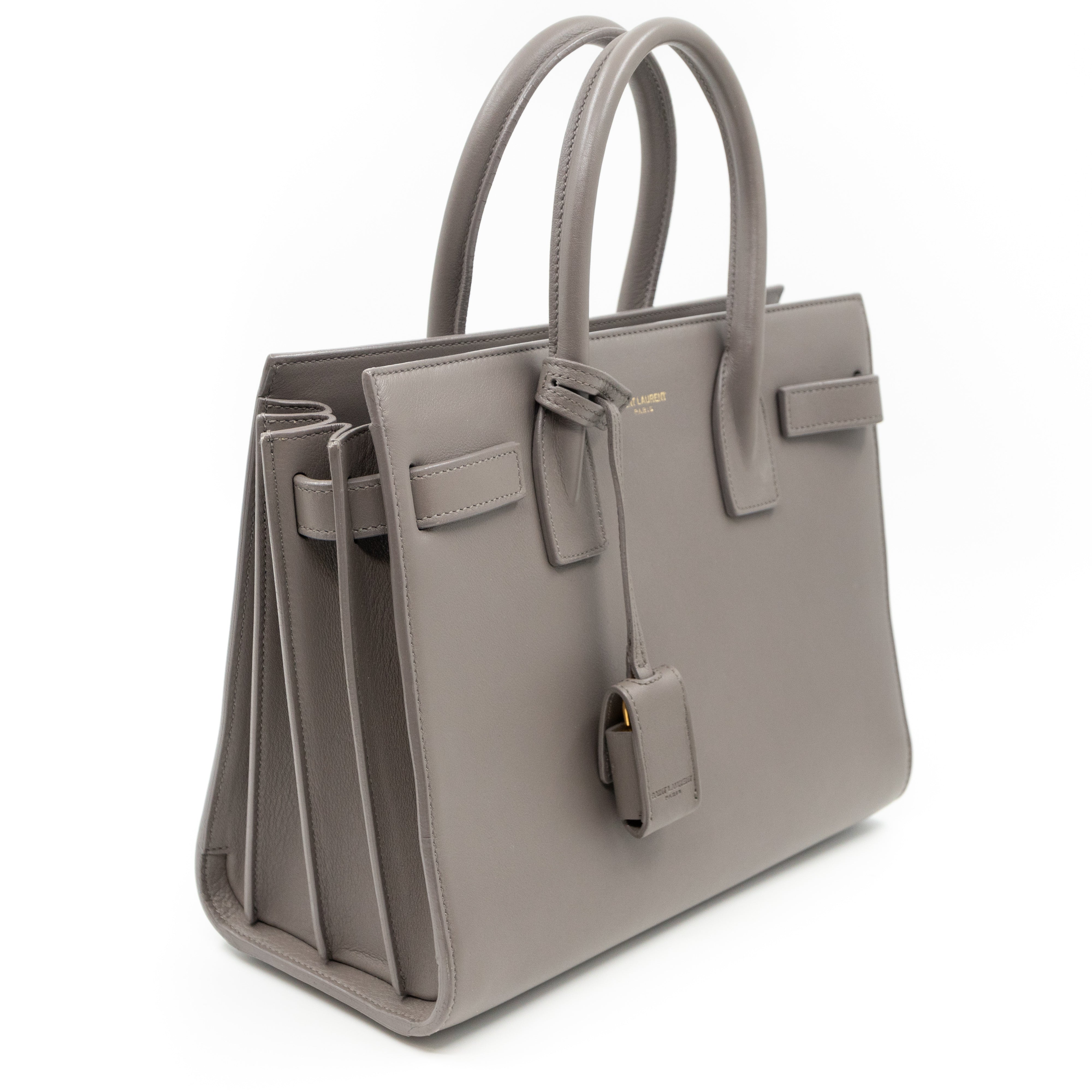 Sac de Jour Baby Gray Smooth Leather