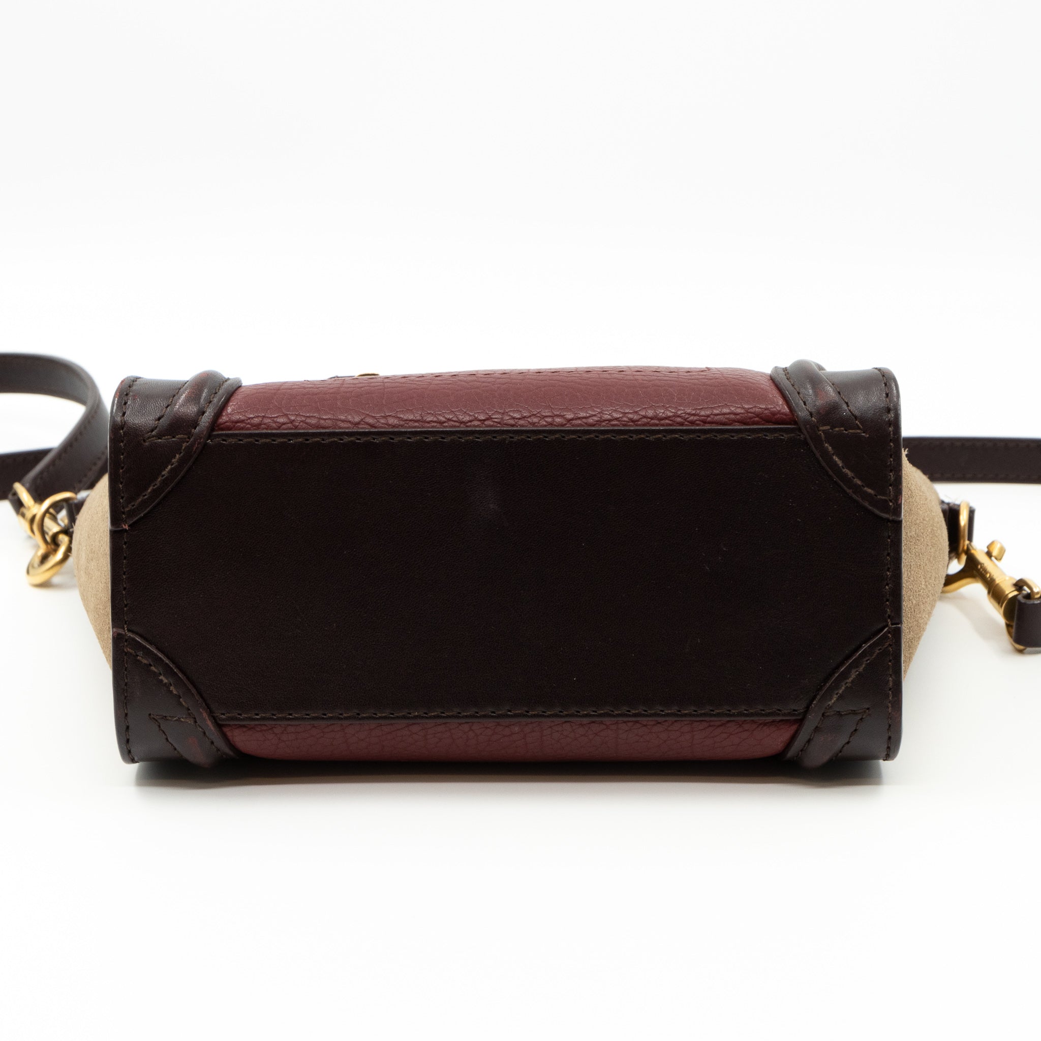 Nano Luggage Tri-color Leather