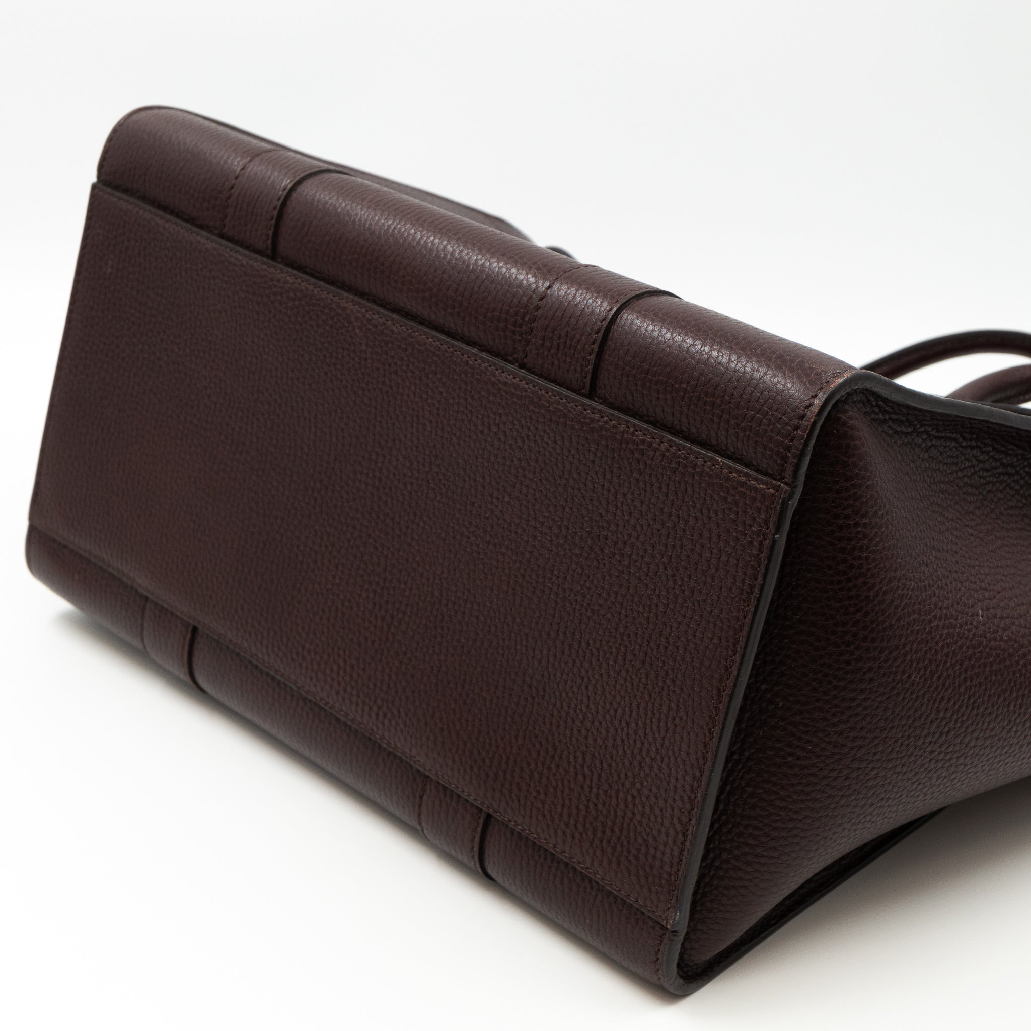 Large Zipped Bayswater Oxblood Leather