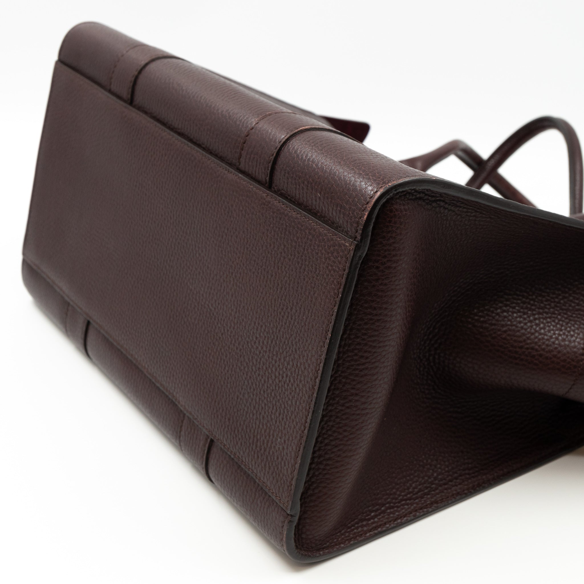 Large Zipped Bayswater Oxblood Leather