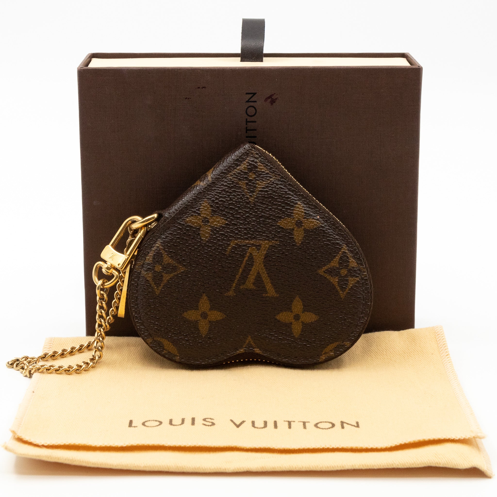 Louis Vuitton Monogram Leopard Coeur Heart Coin Purse - Brown Wallets,  Accessories - LOU244644