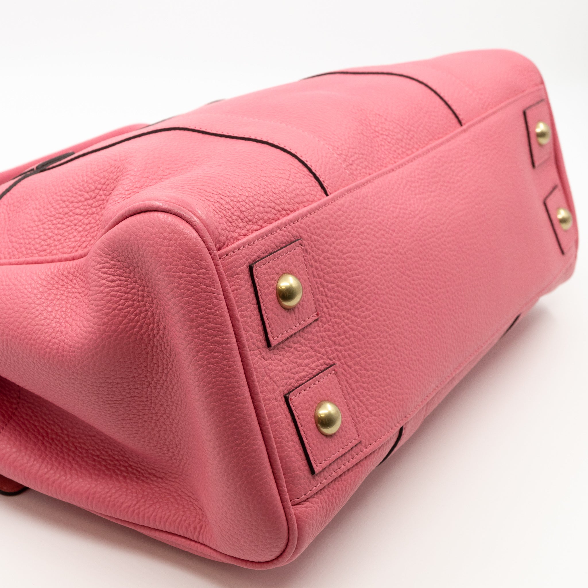 Bayswater Geranium Pink Leather