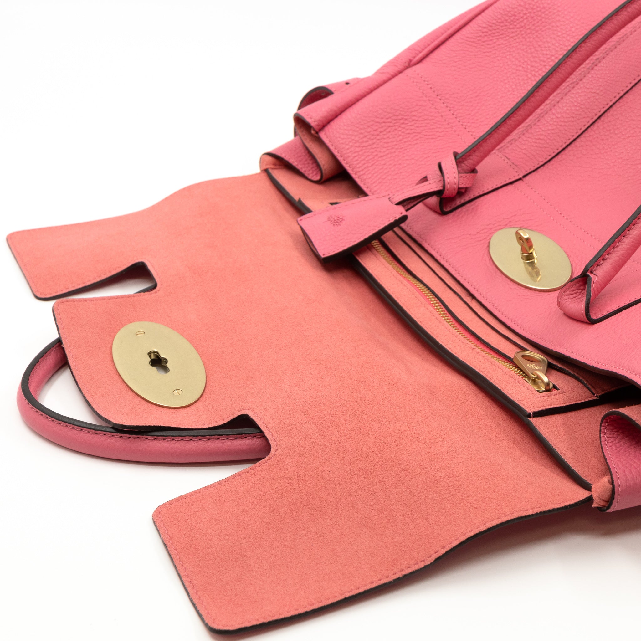 Bayswater Geranium Pink Leather