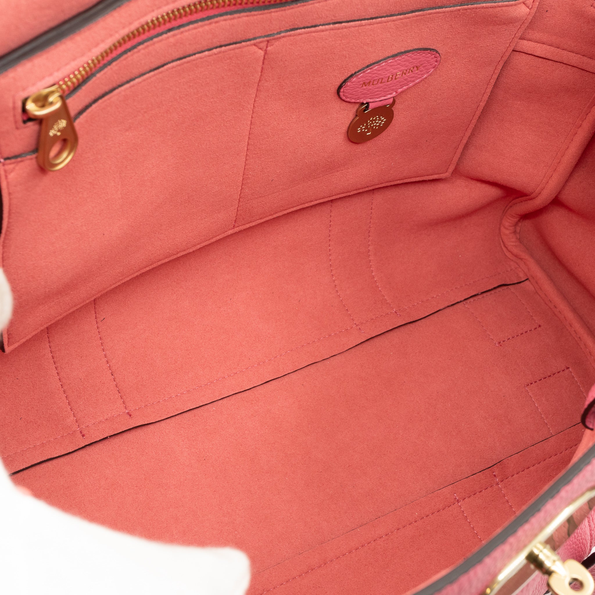 Bayswater Geranium Pink Leather