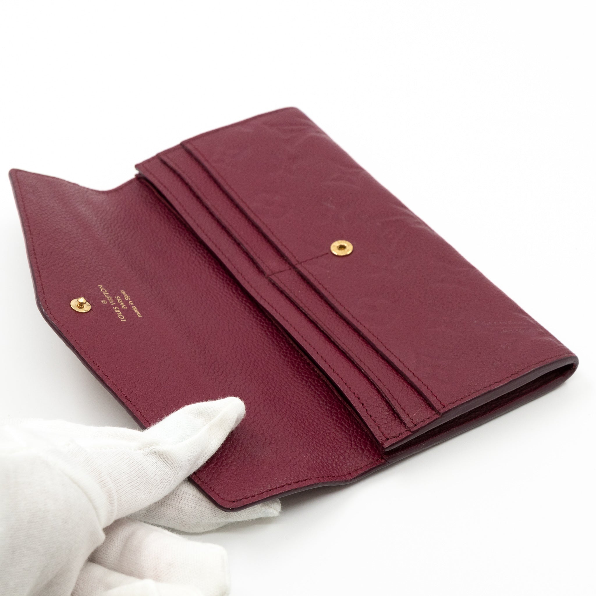 Curieuse Wallet Monogram Empreinte Aurora