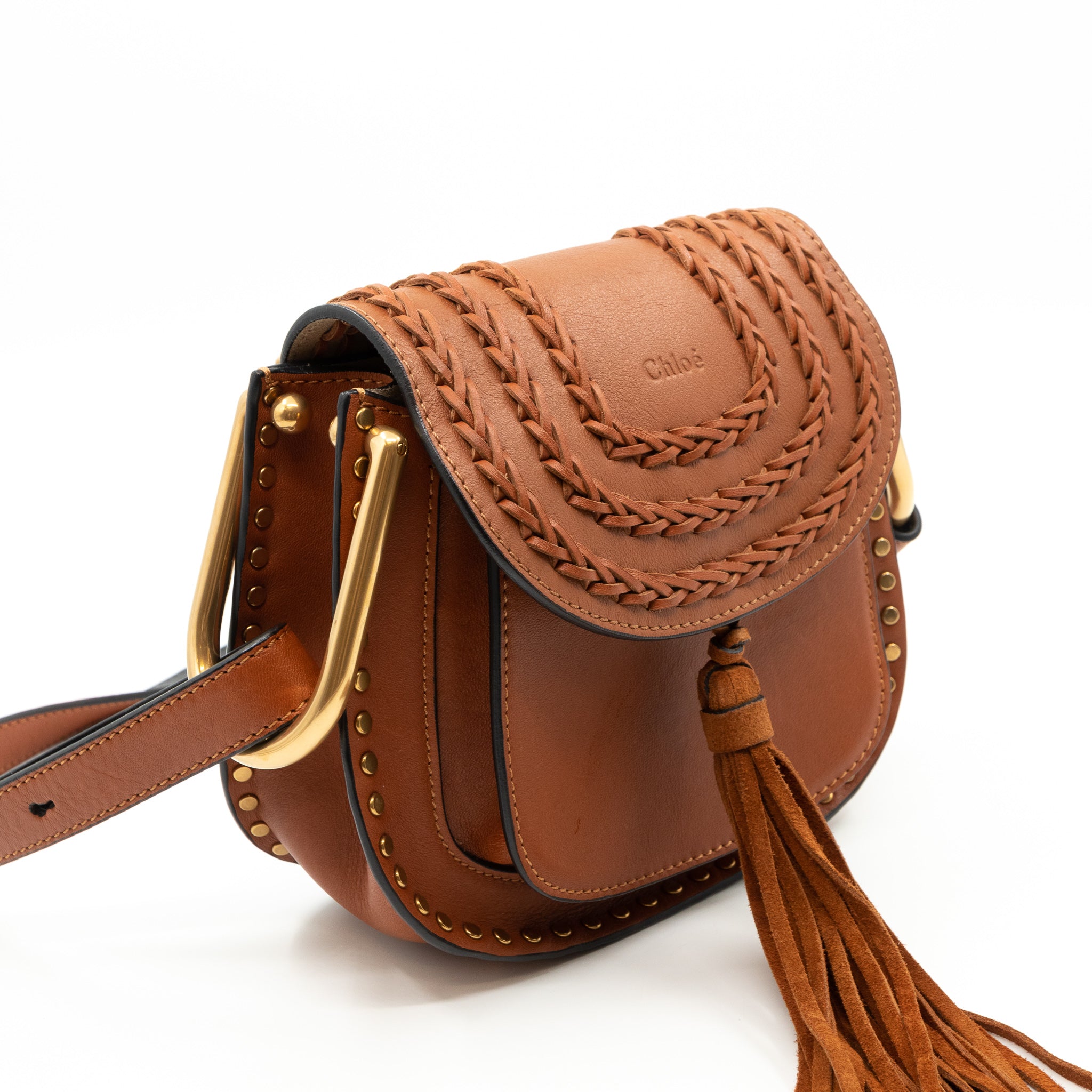 Hudson Mini Caramel Leather