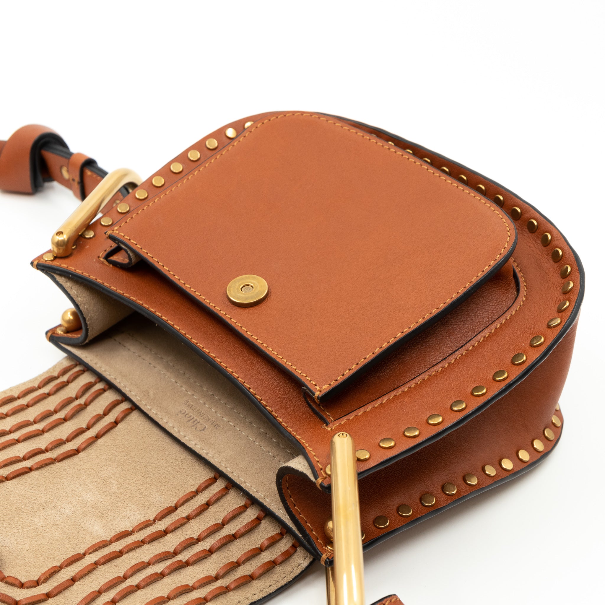 Hudson Mini Caramel Leather