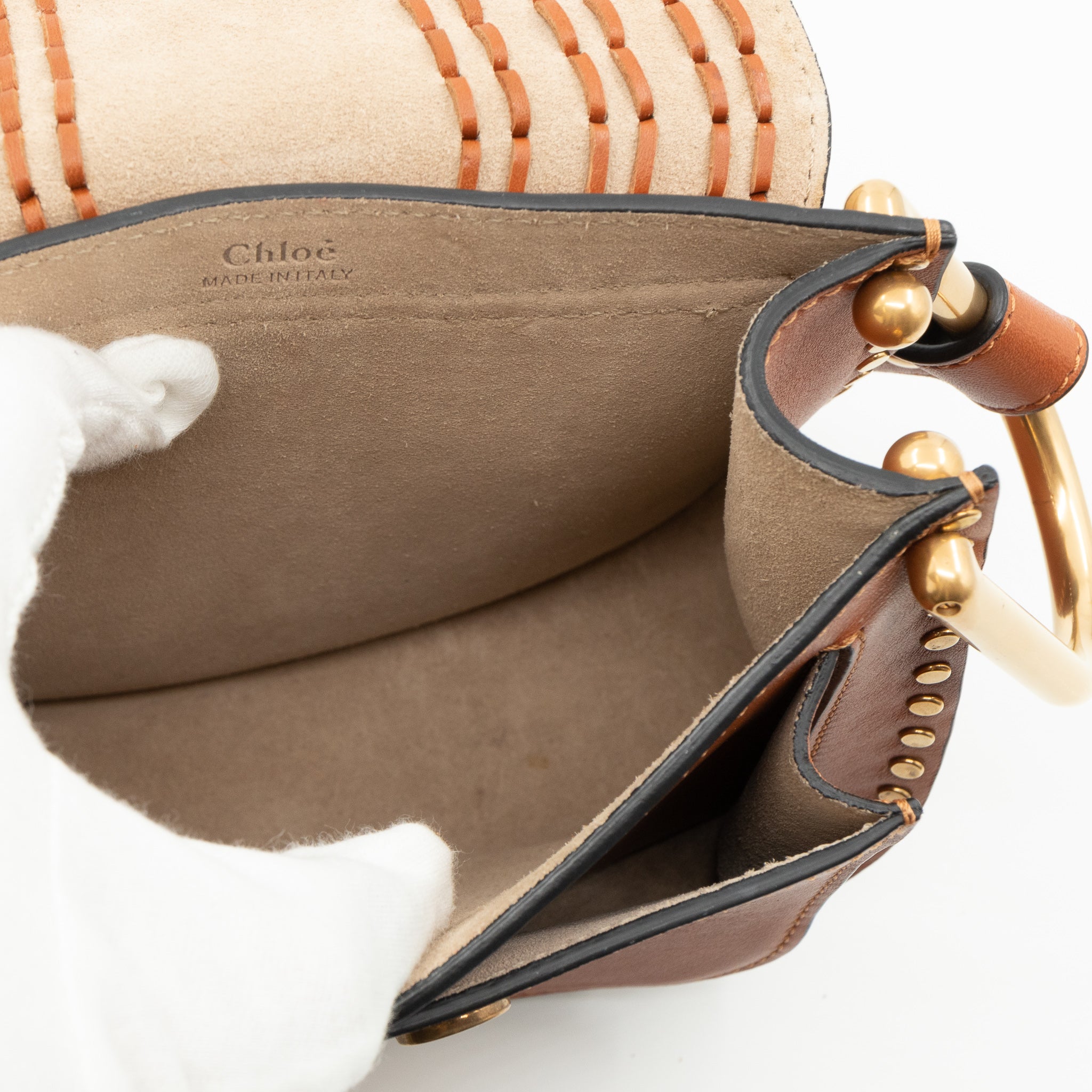 Hudson Mini Caramel Leather