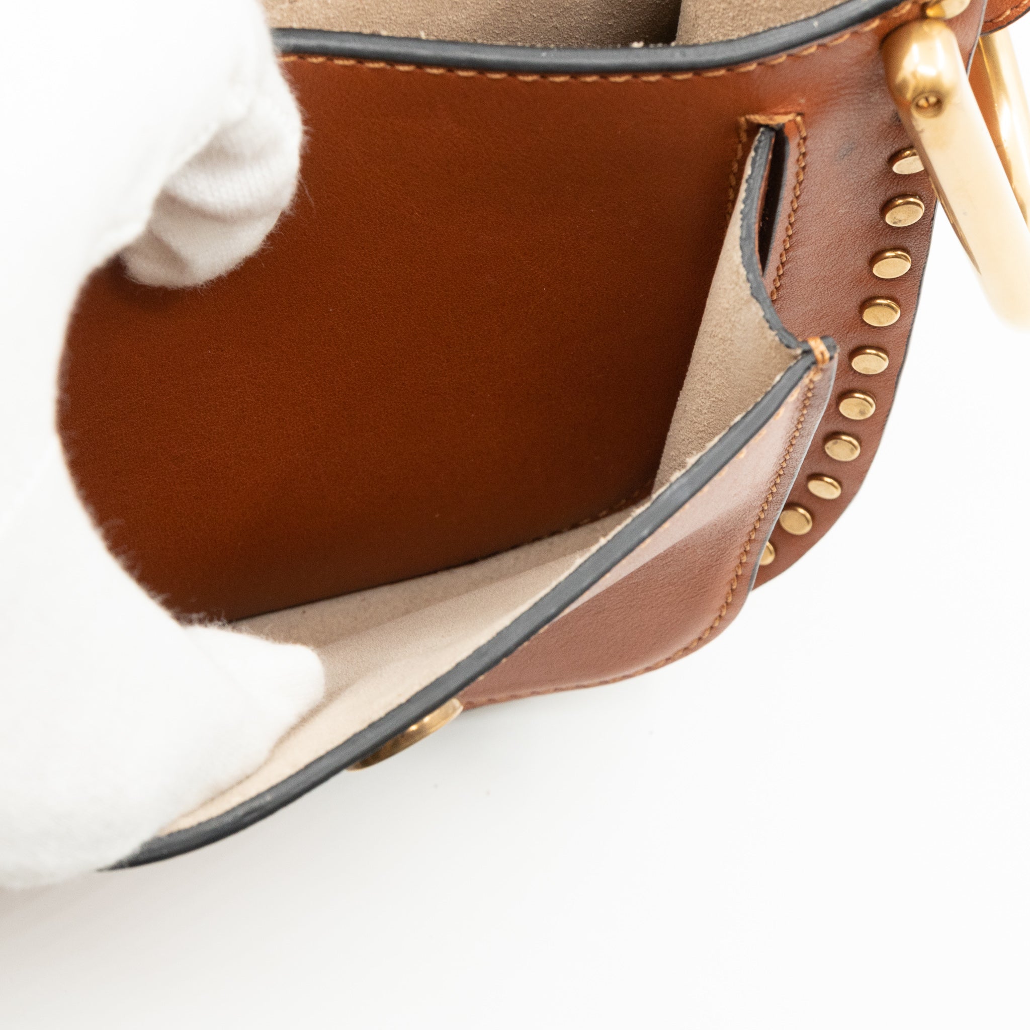 Hudson Mini Caramel Leather