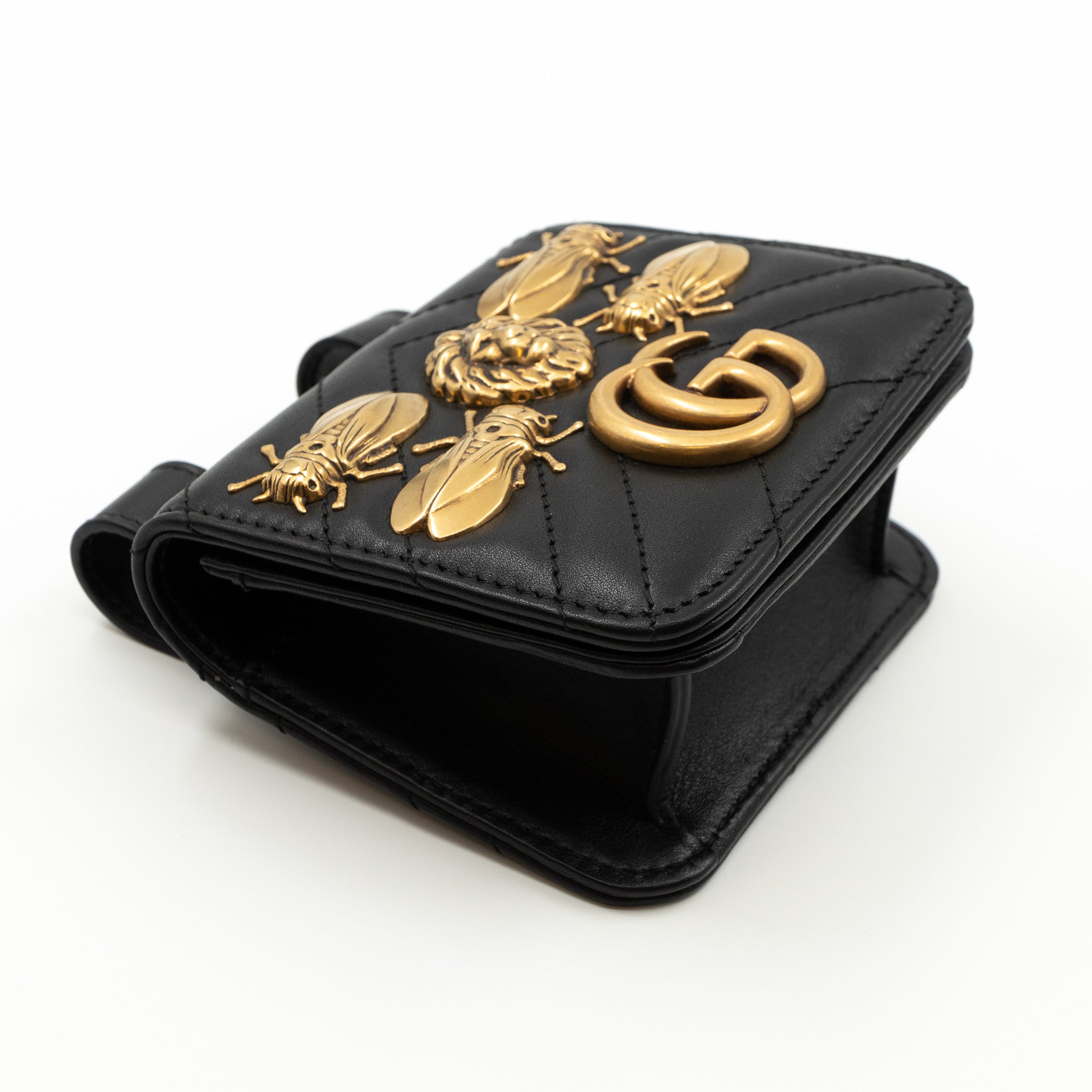 GG Marmont Belt Pouch Animal Studs