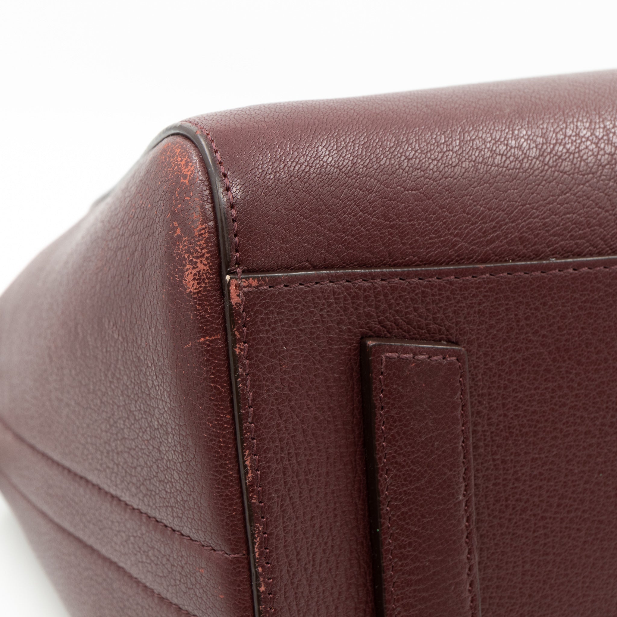 Antigona Medium Burgundy Leather