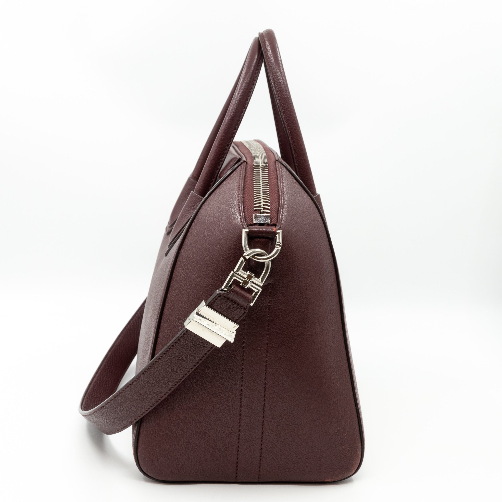 Antigona Medium Burgundy Leather