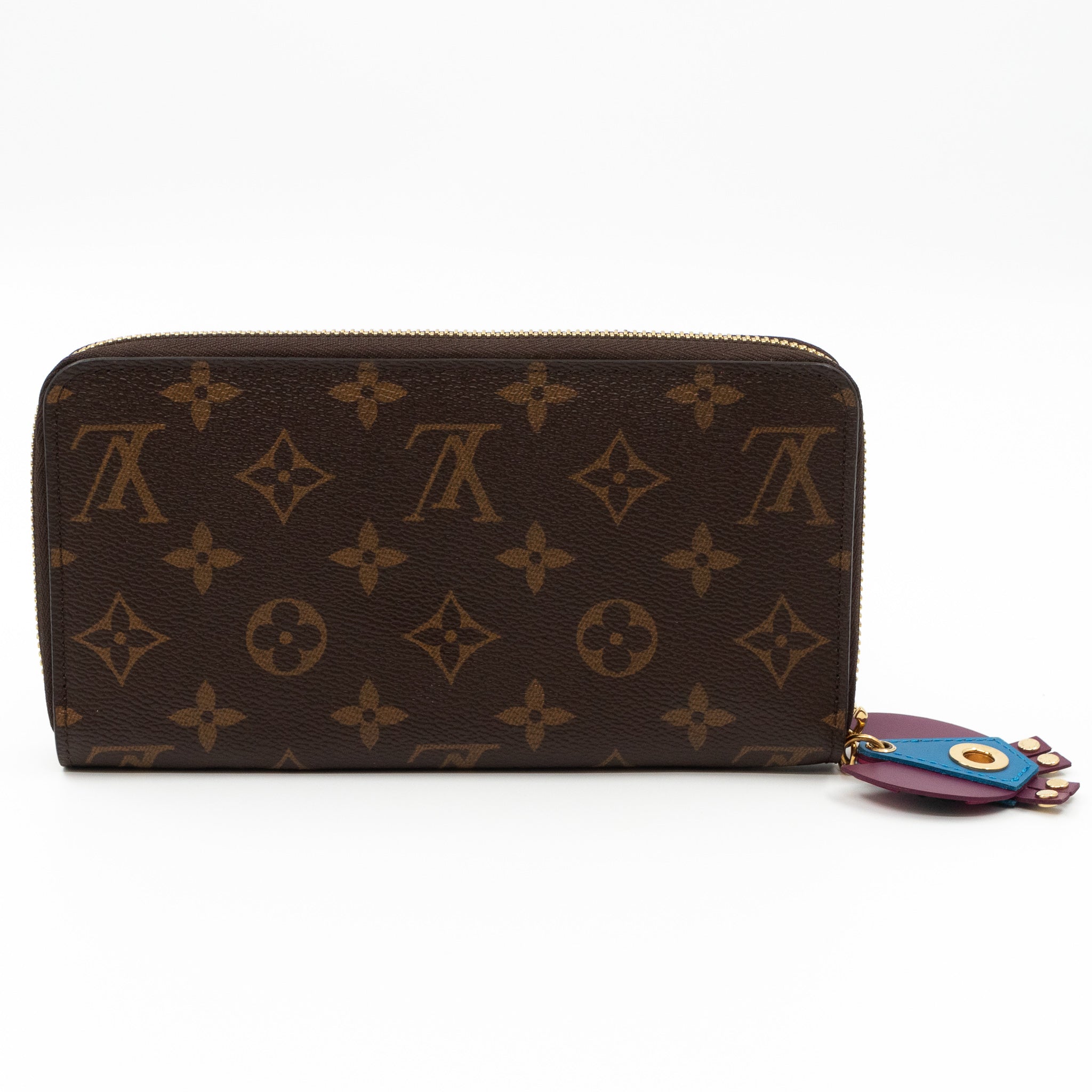 Zippy Wallet Flamingo Monogram Totem