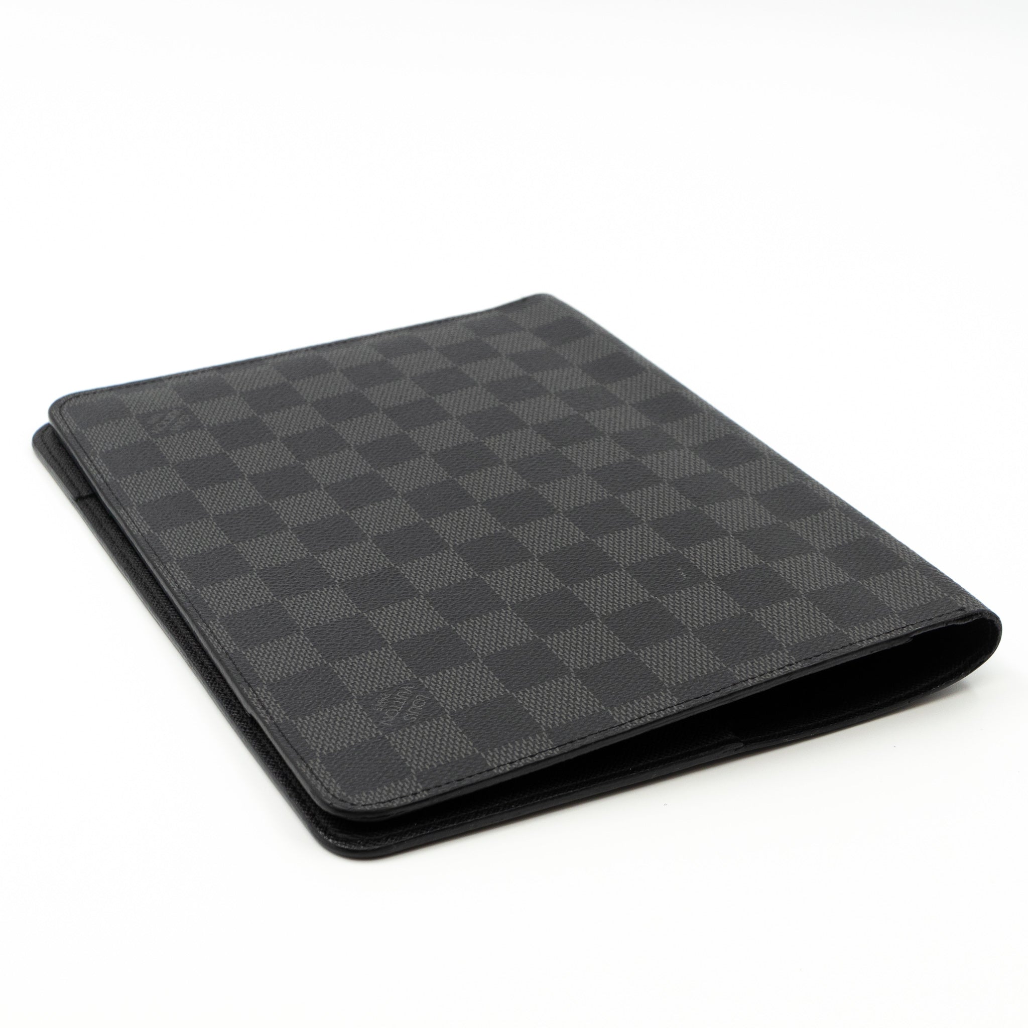 Desk Agenda Cover Damier Graphite