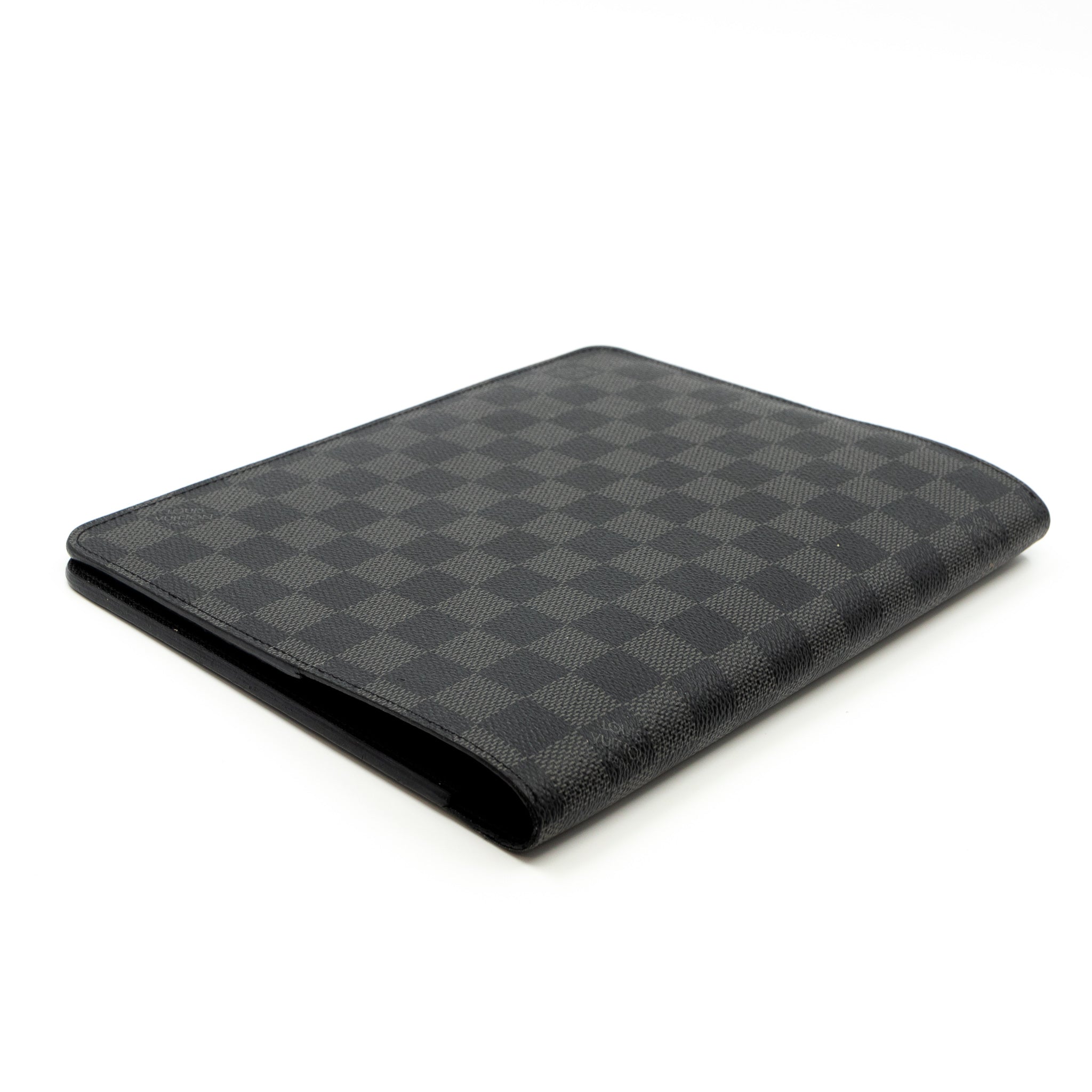 Desk Agenda Cover Damier Graphite