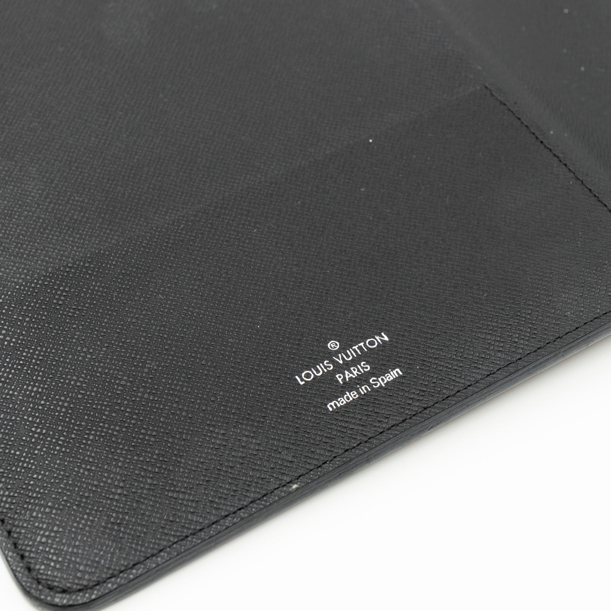 Desk Agenda Cover Damier Graphite