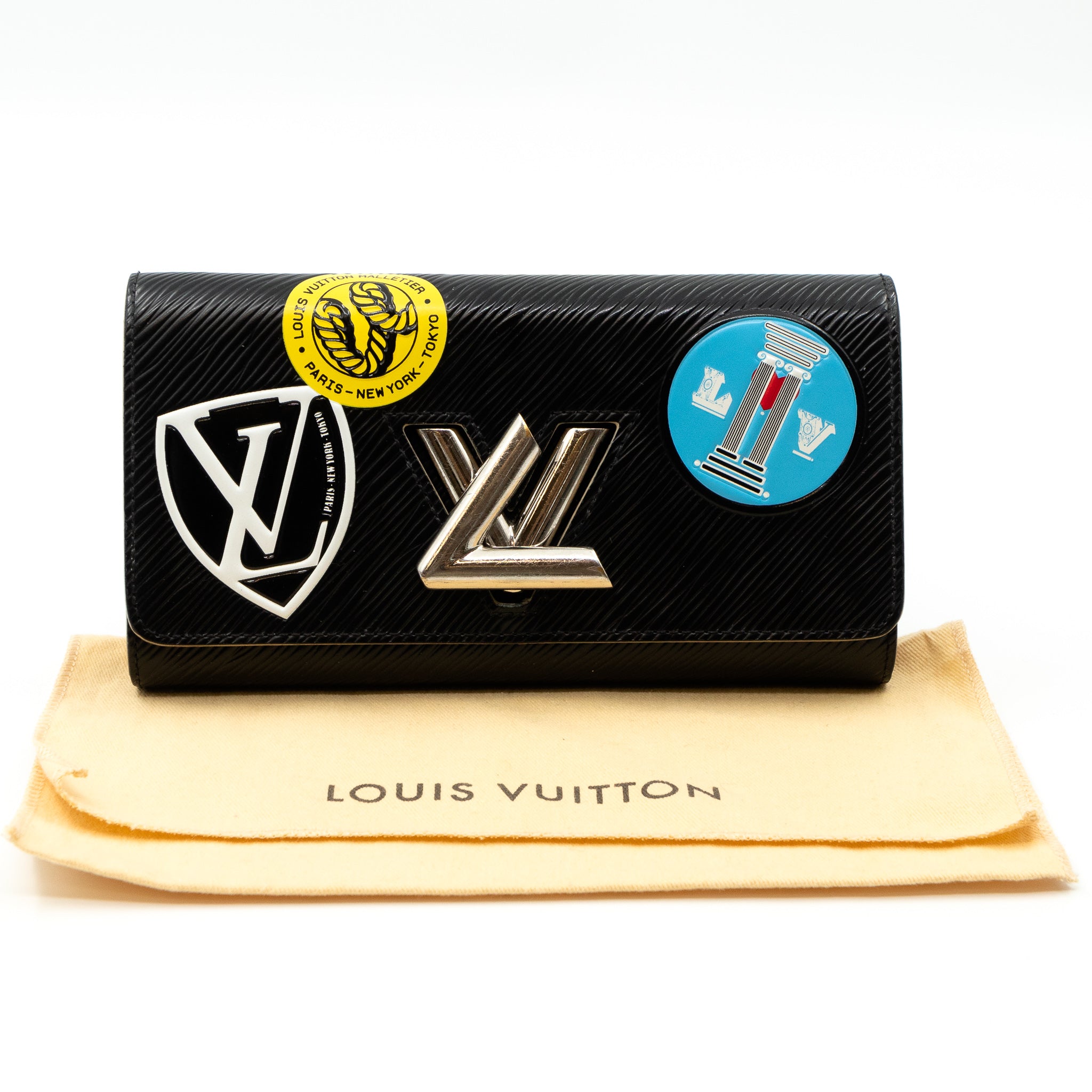 Louis Vuitton Epi Leather World Tour Twist Wallet (SHF-18245) – LuxeDH