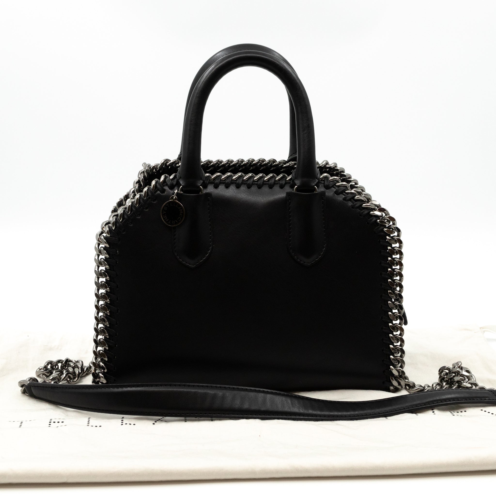 Falabella Box Top Handle Black