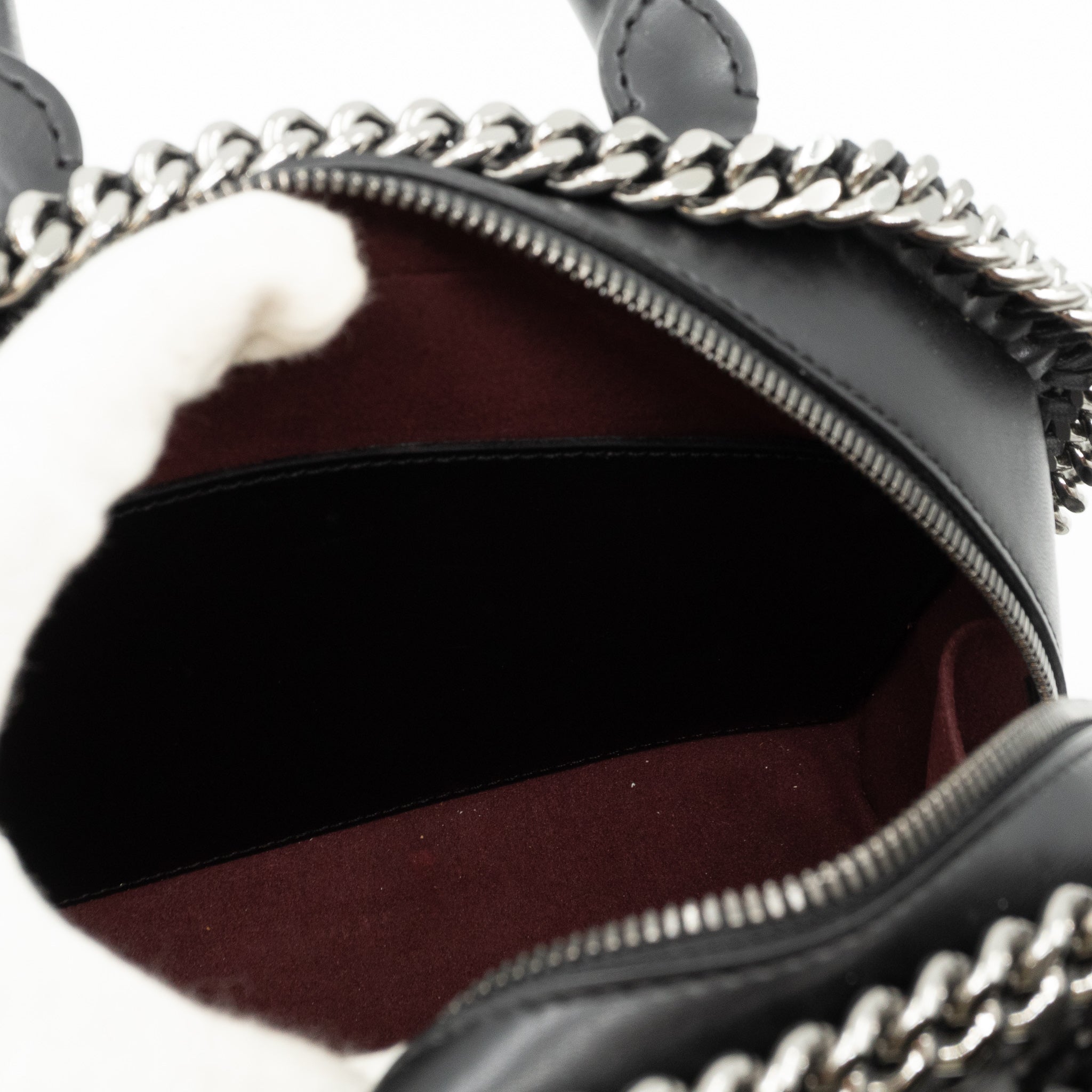 Falabella Box Top Handle Black