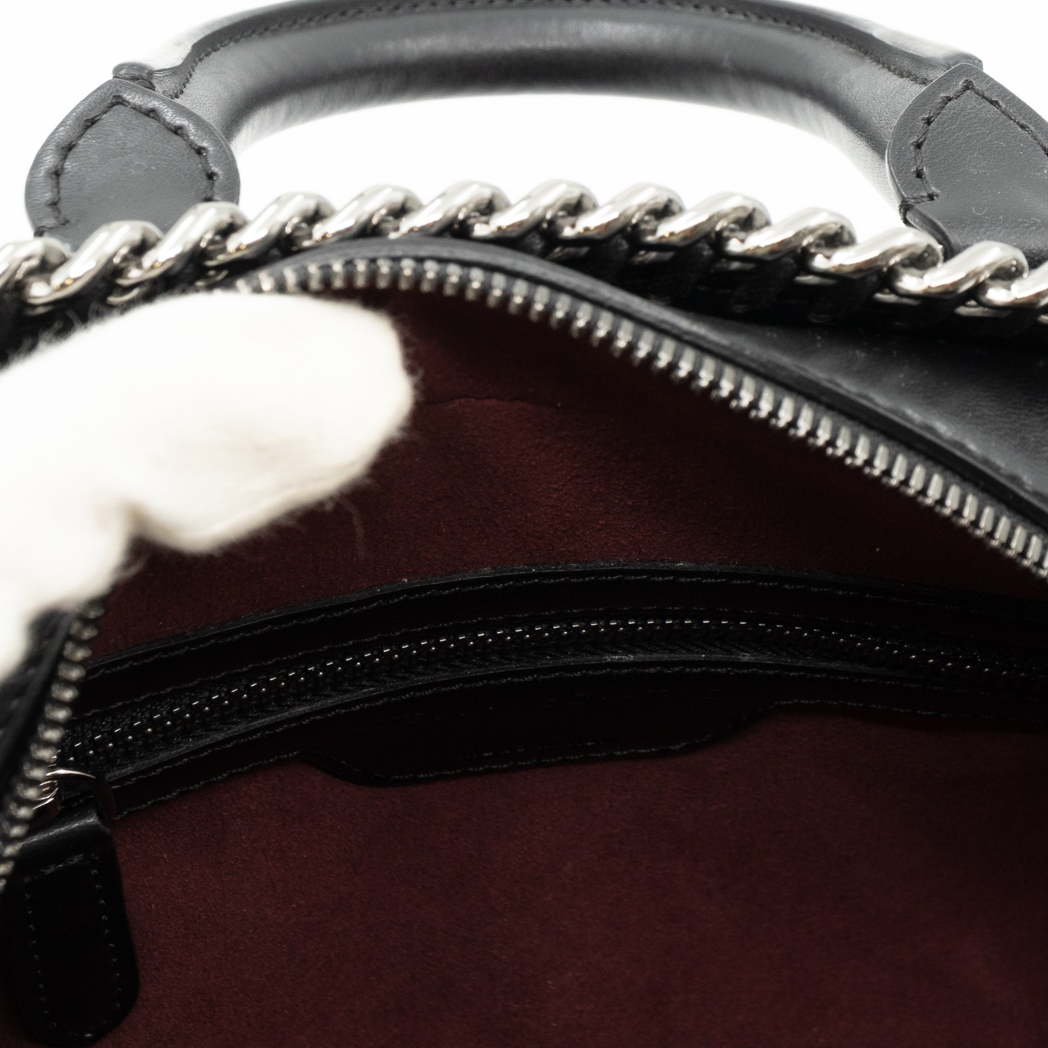 Falabella Box Top Handle Black