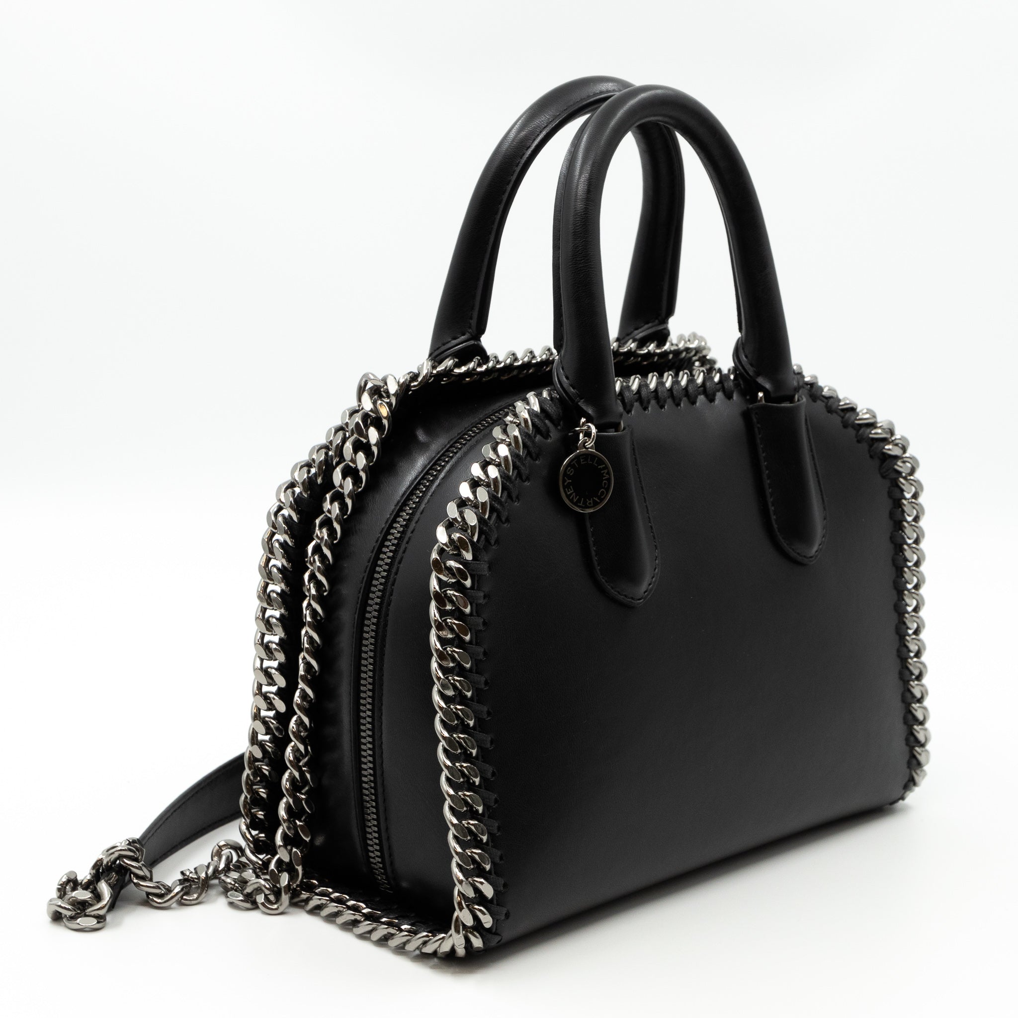 Falabella Box Top Handle Black