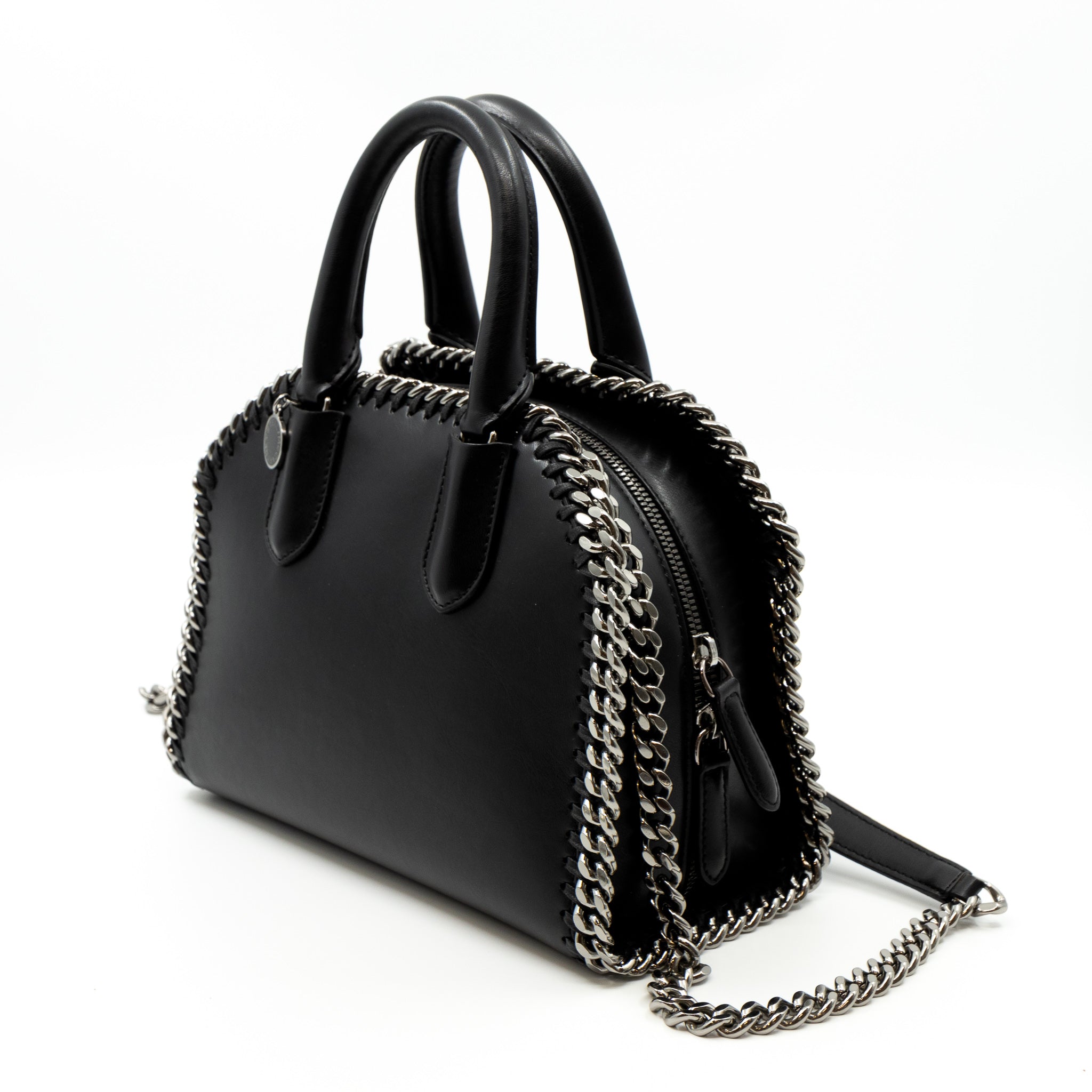 Falabella Box Top Handle Black