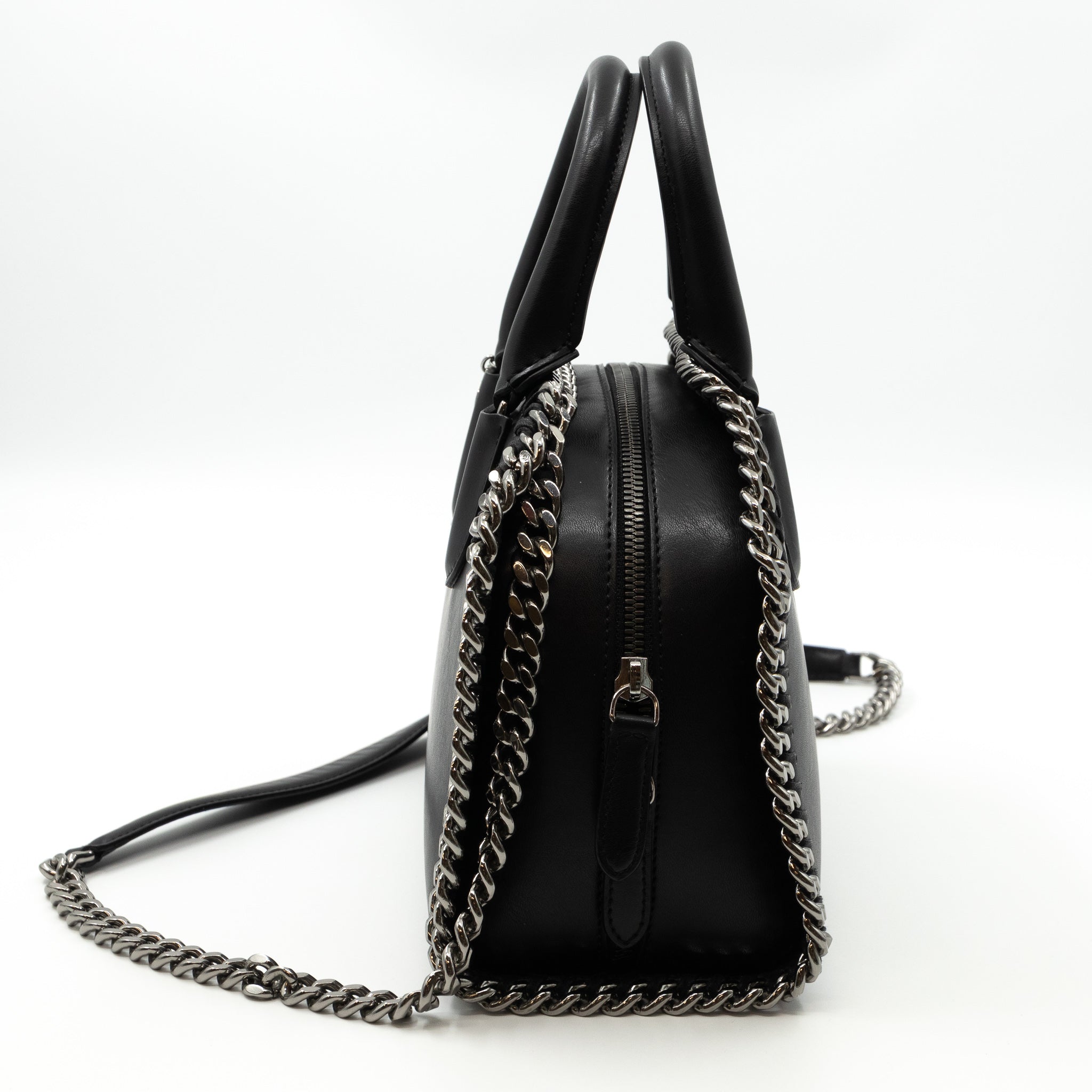 Falabella Box Top Handle Black