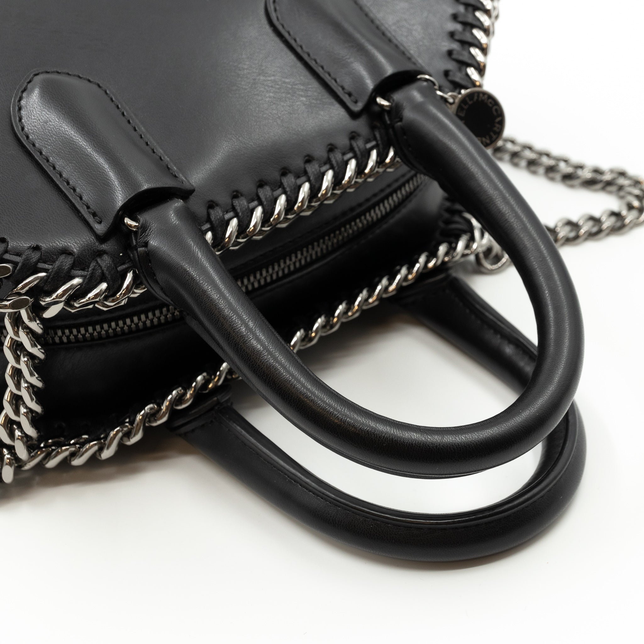Falabella Box Top Handle Black
