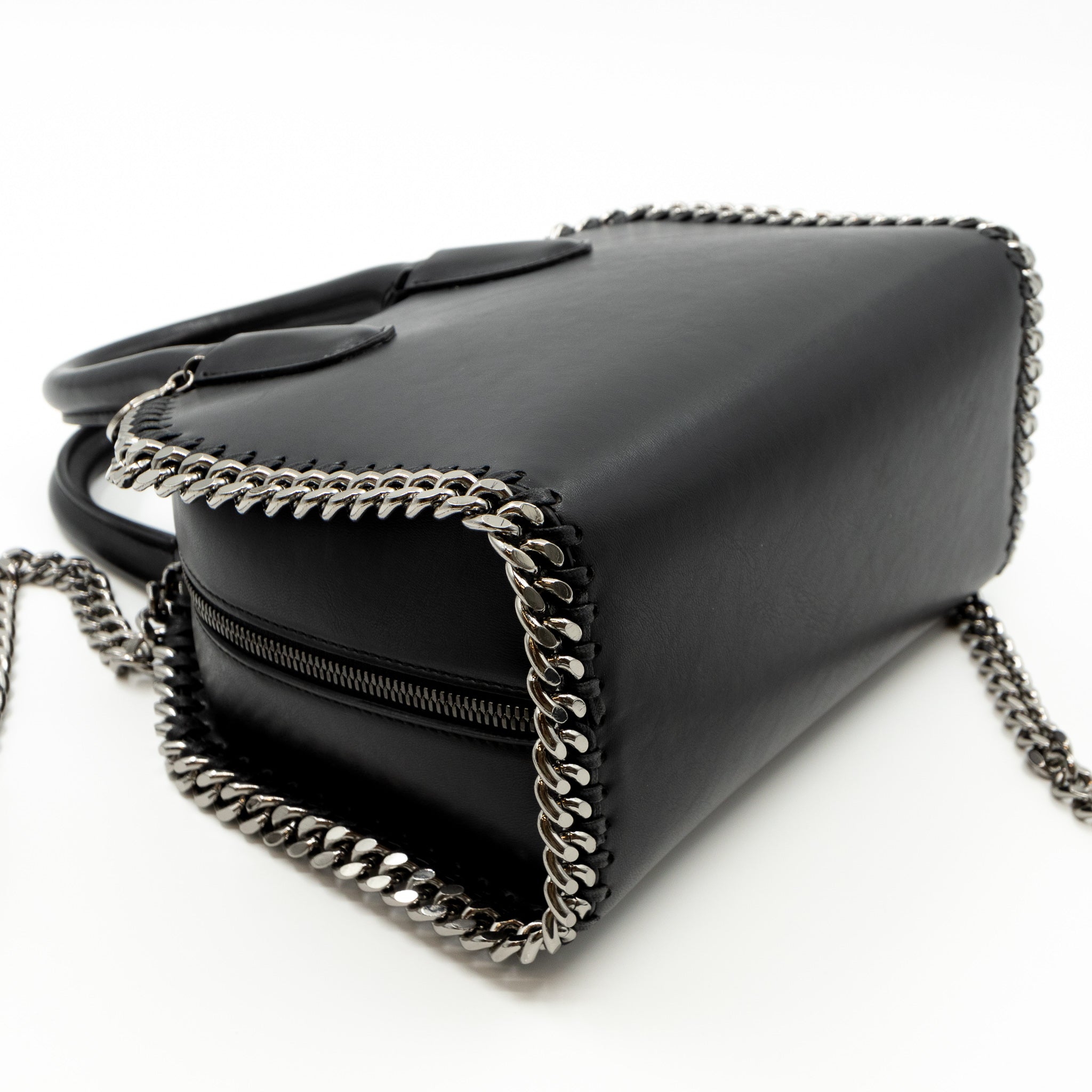 Falabella Box Top Handle Black