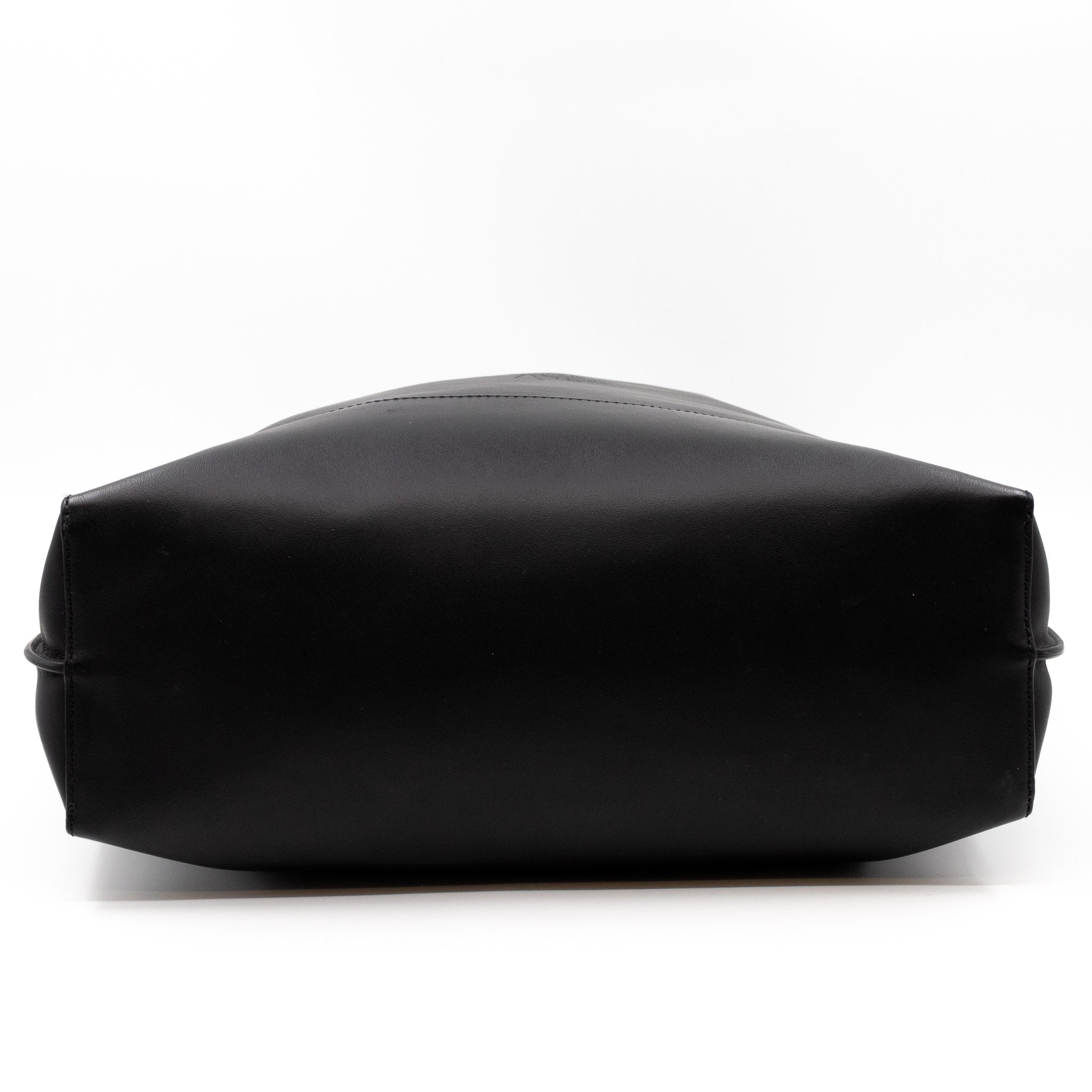 Blossom Tote Black Leather