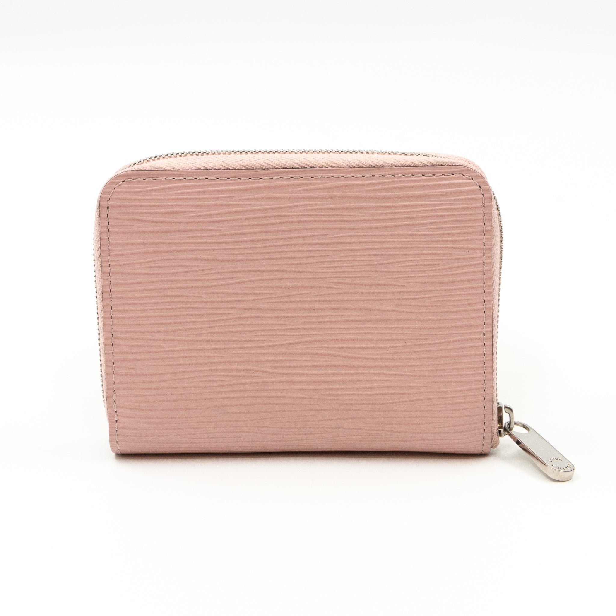 Zippy Coin Purse Epi Leather Rose