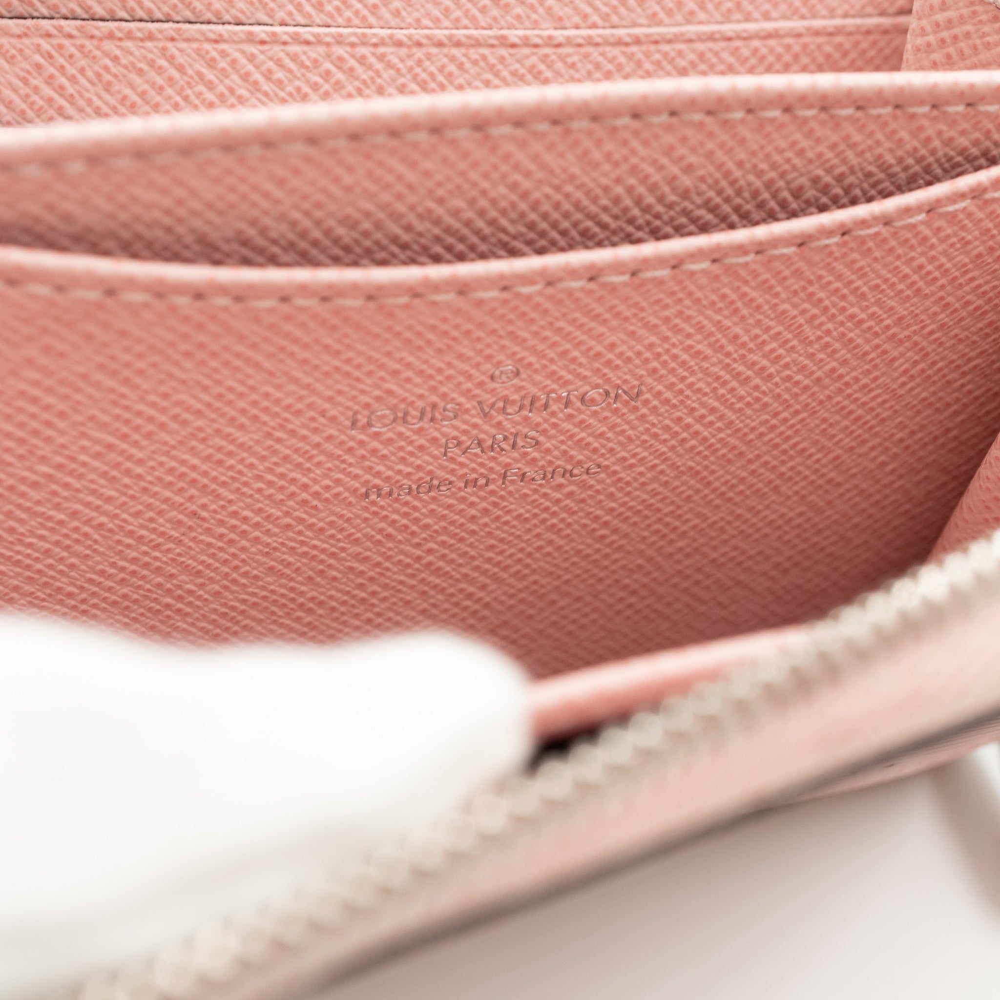 Zippy Coin Purse Epi Leather Rose
