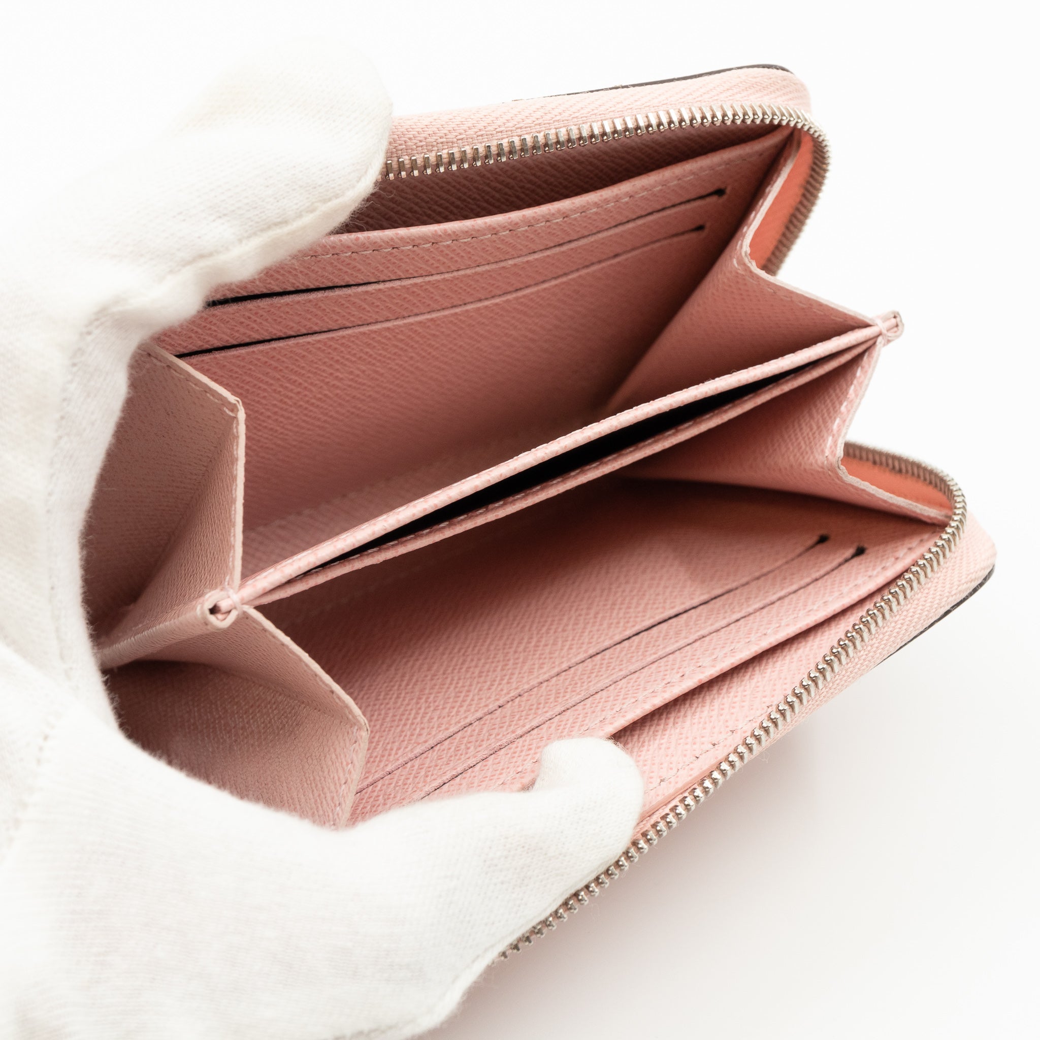 Zippy Coin Purse Epi Leather Rose