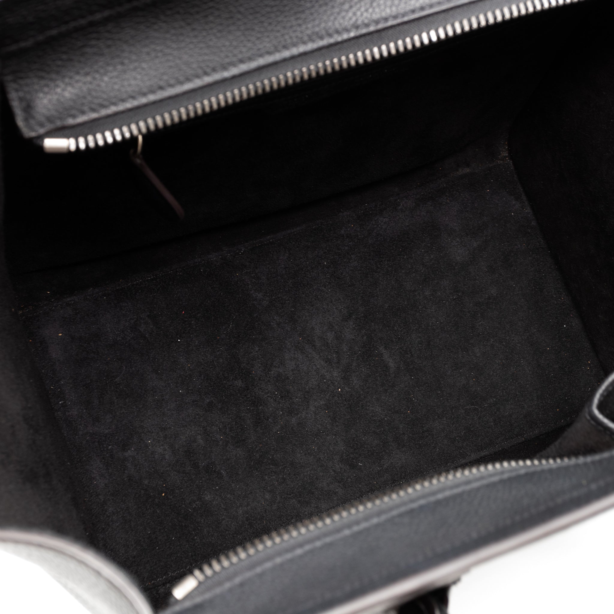 Mini Luggage Black Leather