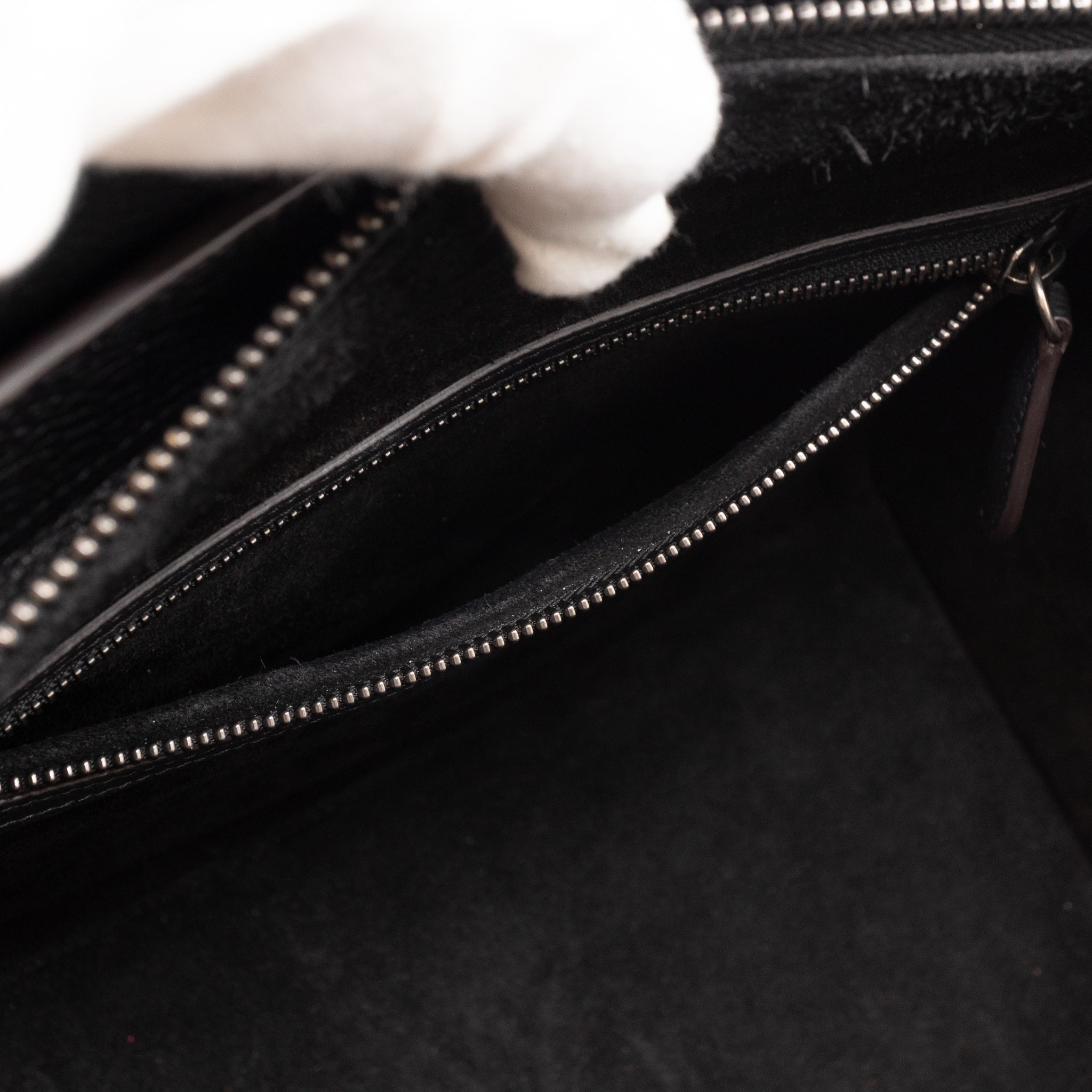 Mini Luggage Black Leather