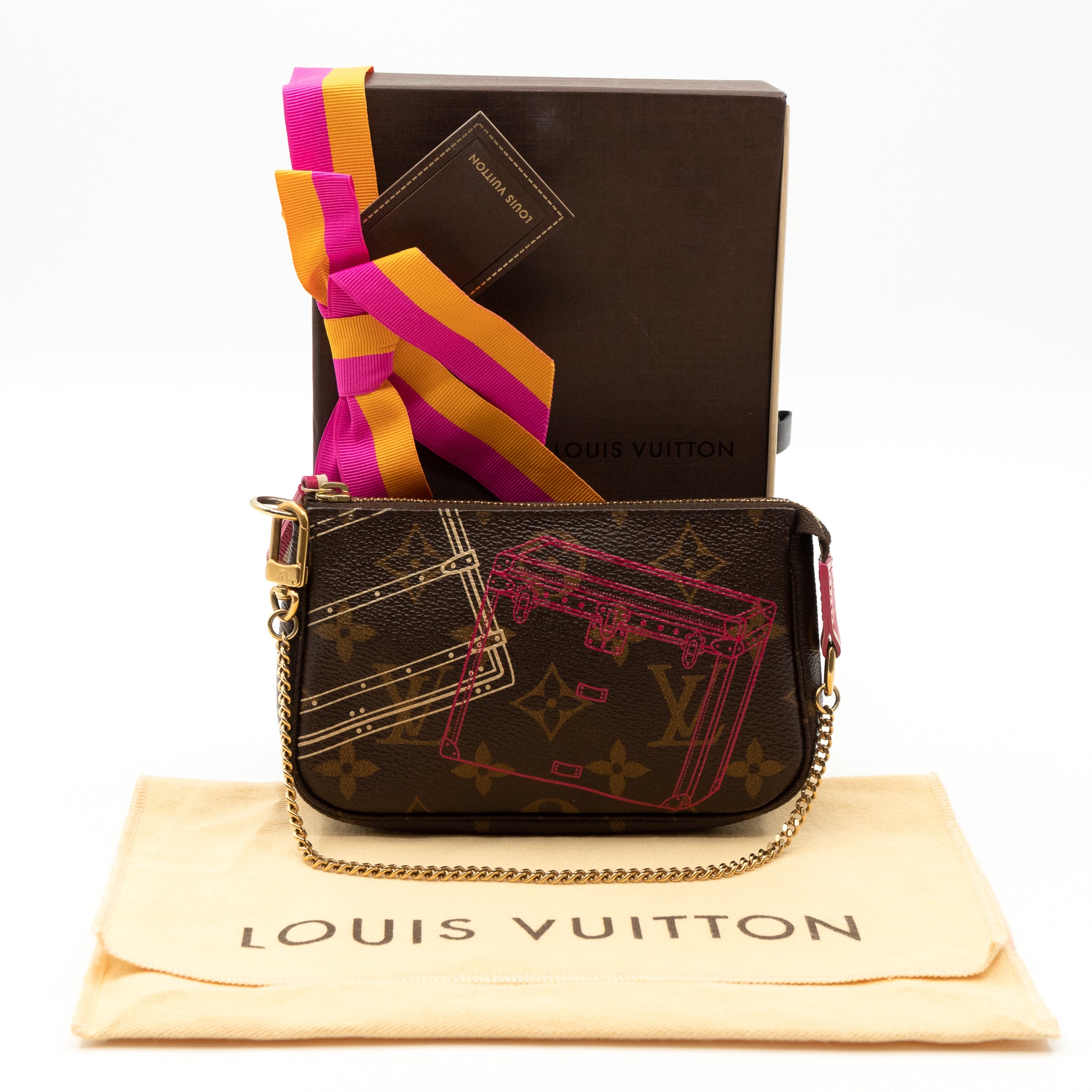 Louis Vuitton Limited Edition Christmas Animation Mini Pochette