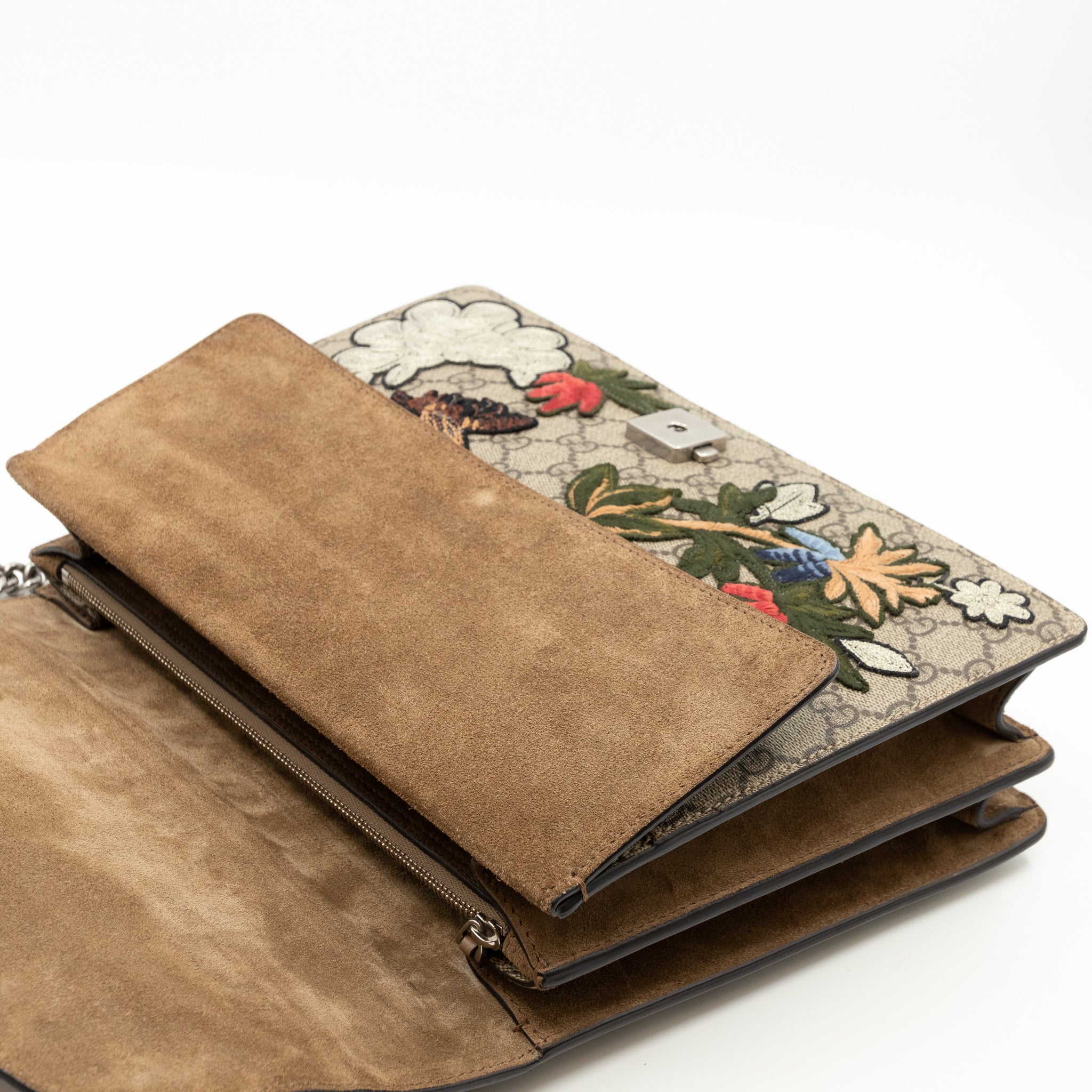 Dionysus Medium GG Supreme Phoenix Embroidered