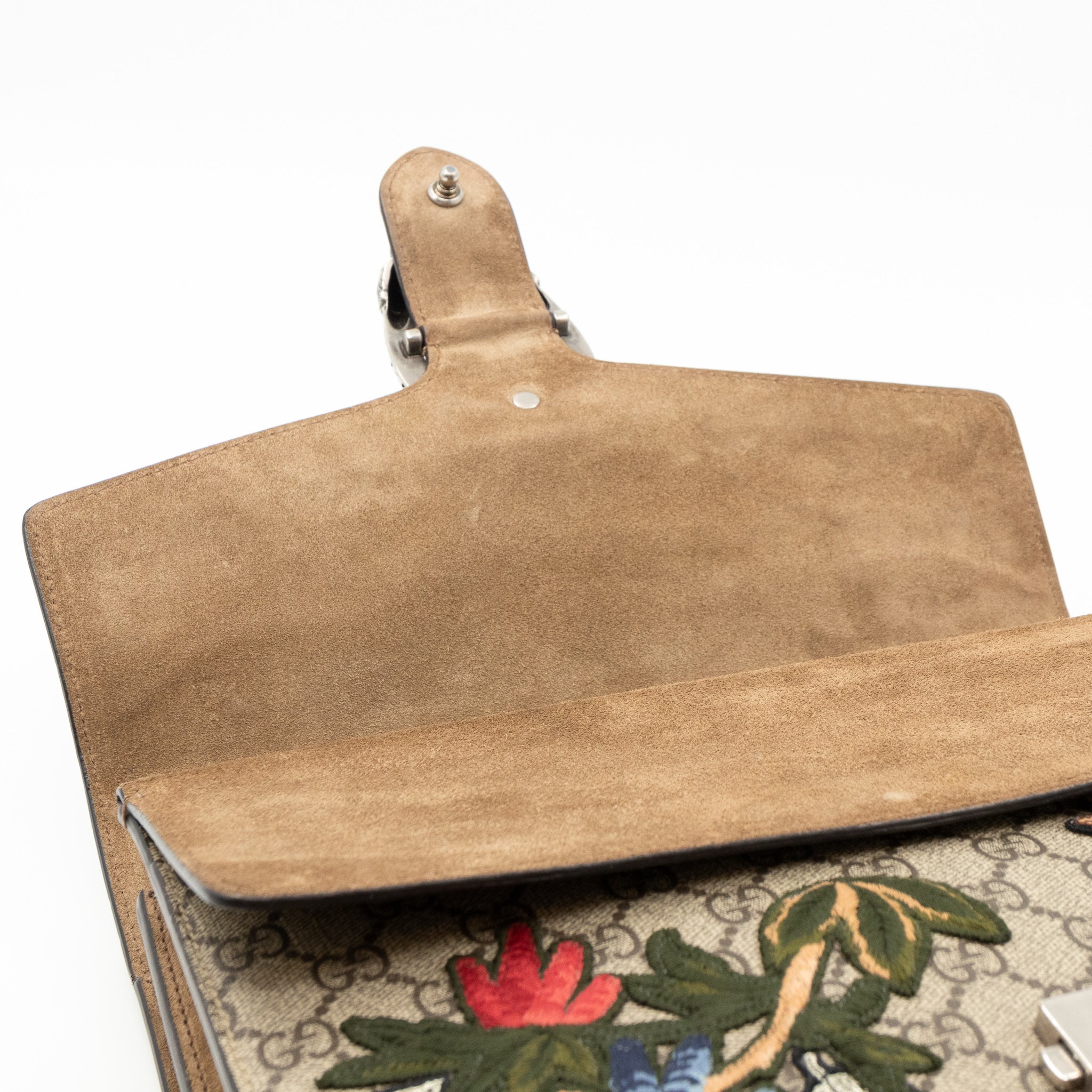 Dionysus Medium GG Supreme Phoenix Embroidered