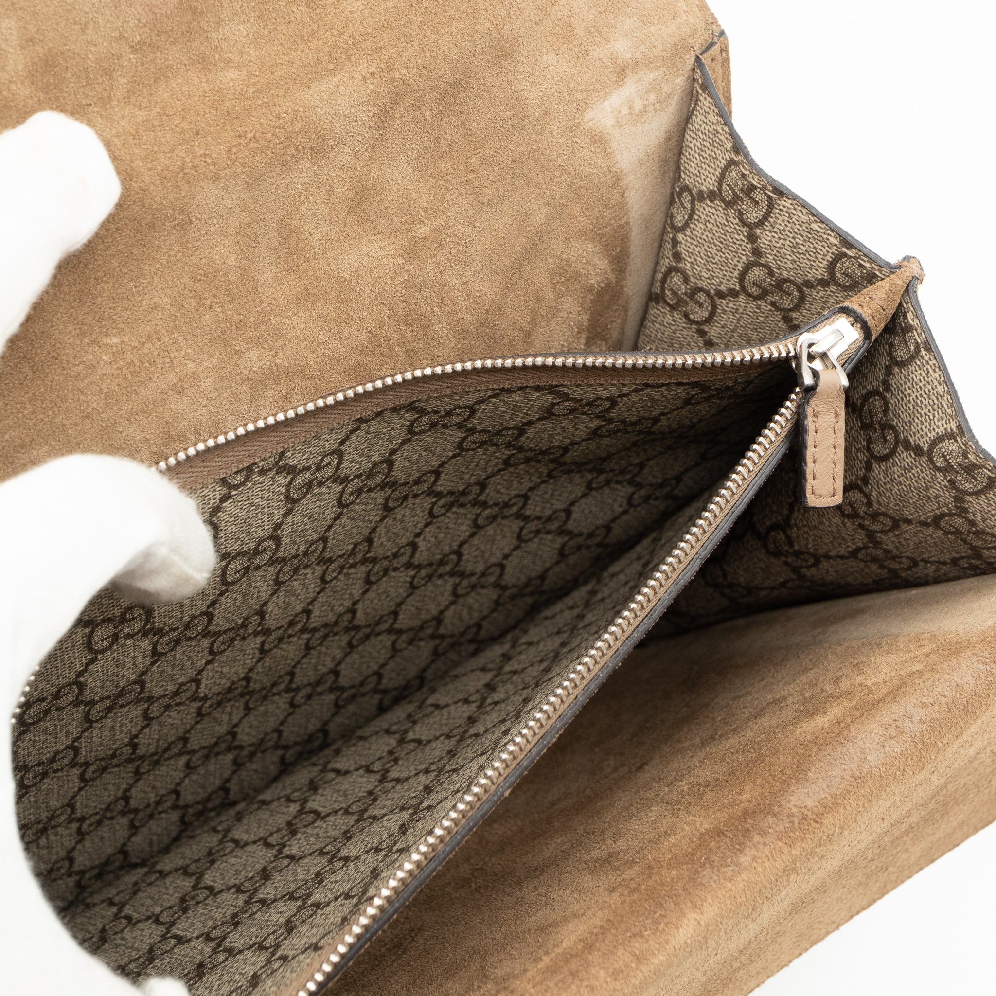 Dionysus Medium GG Supreme Phoenix Embroidered