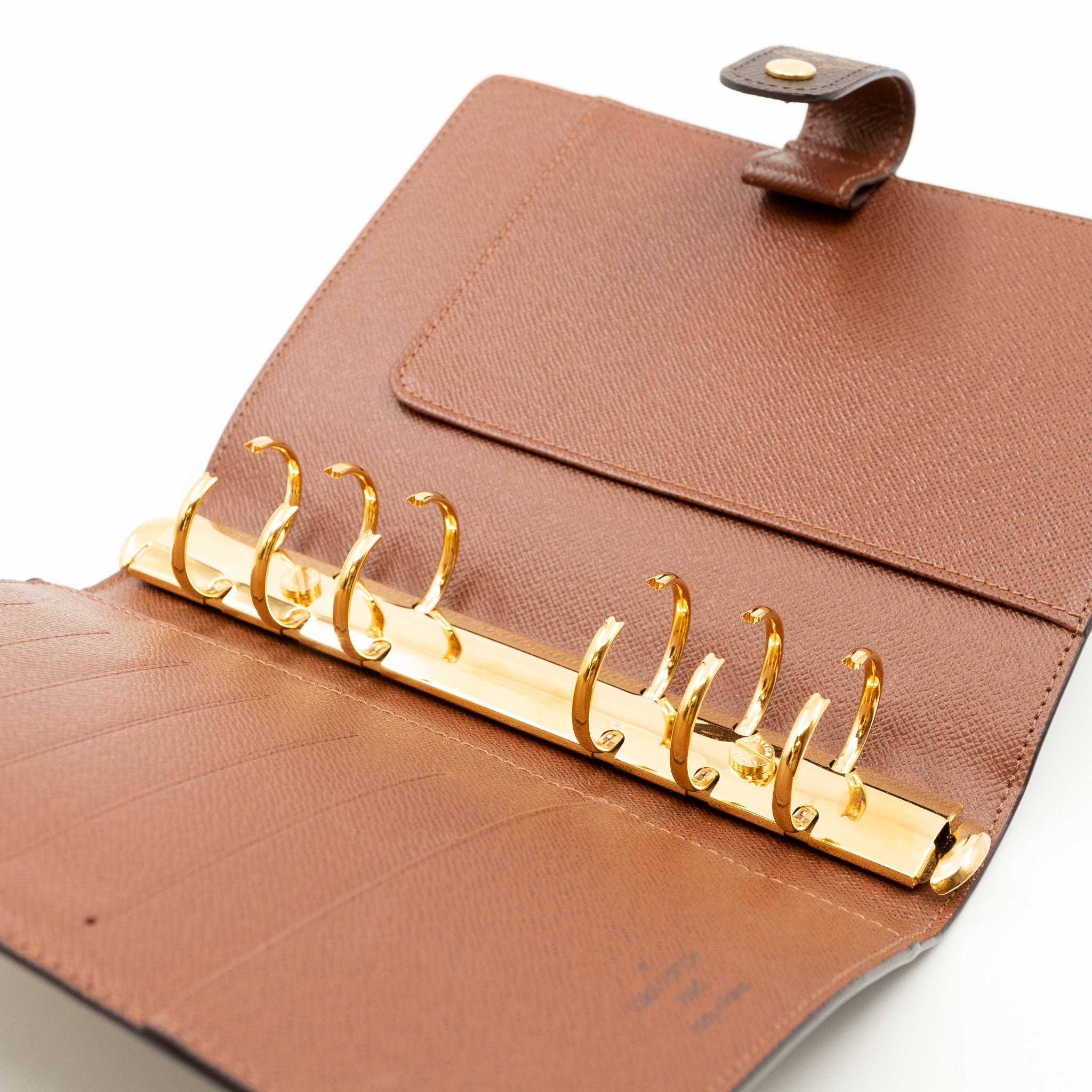 Medium Ring Agenda Cover Monogram