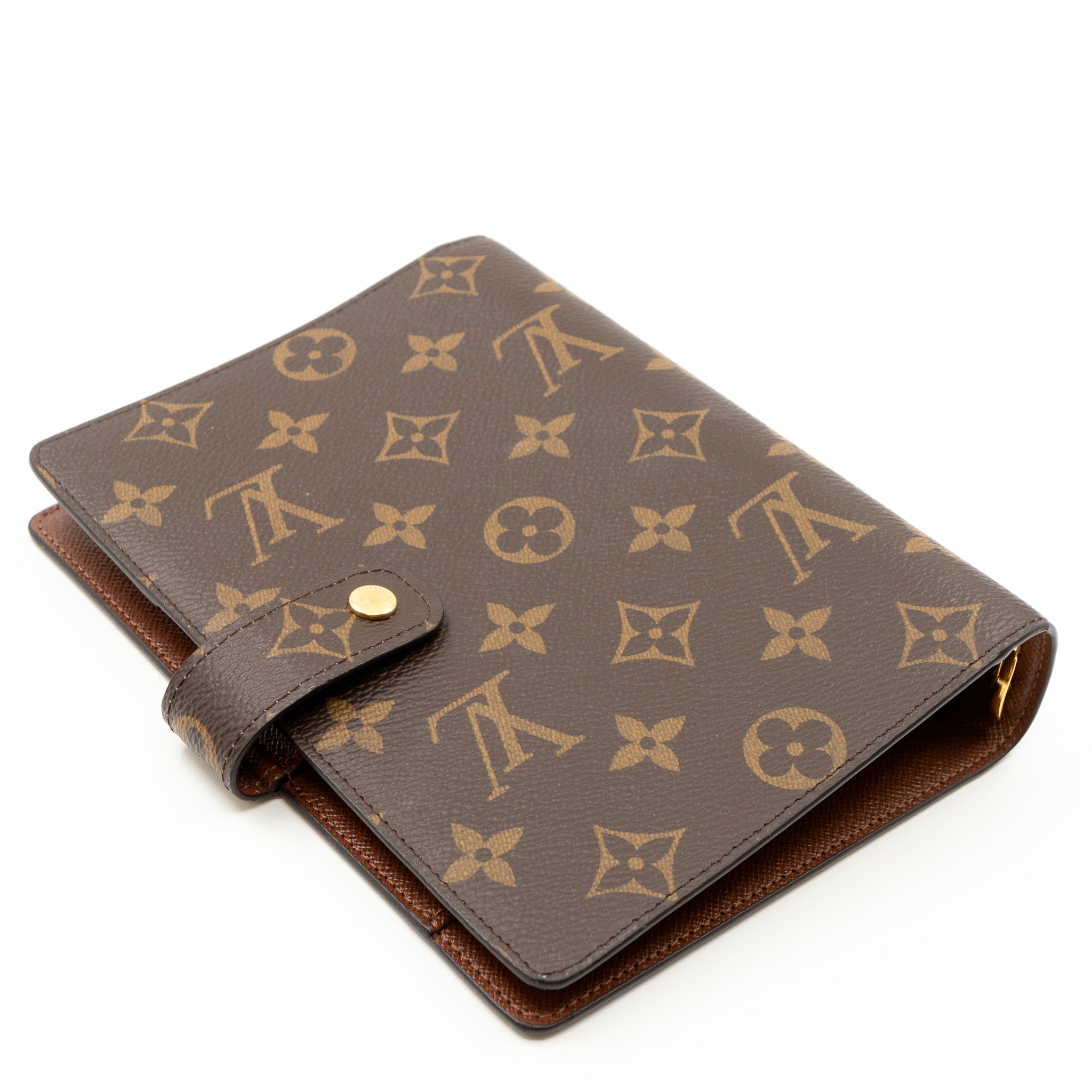 Medium Ring Agenda Cover Monogram