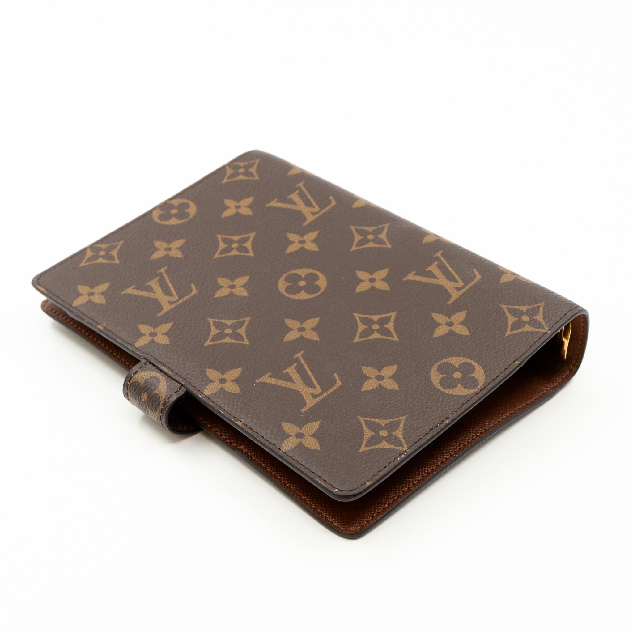 Medium Ring Agenda Cover Monogram