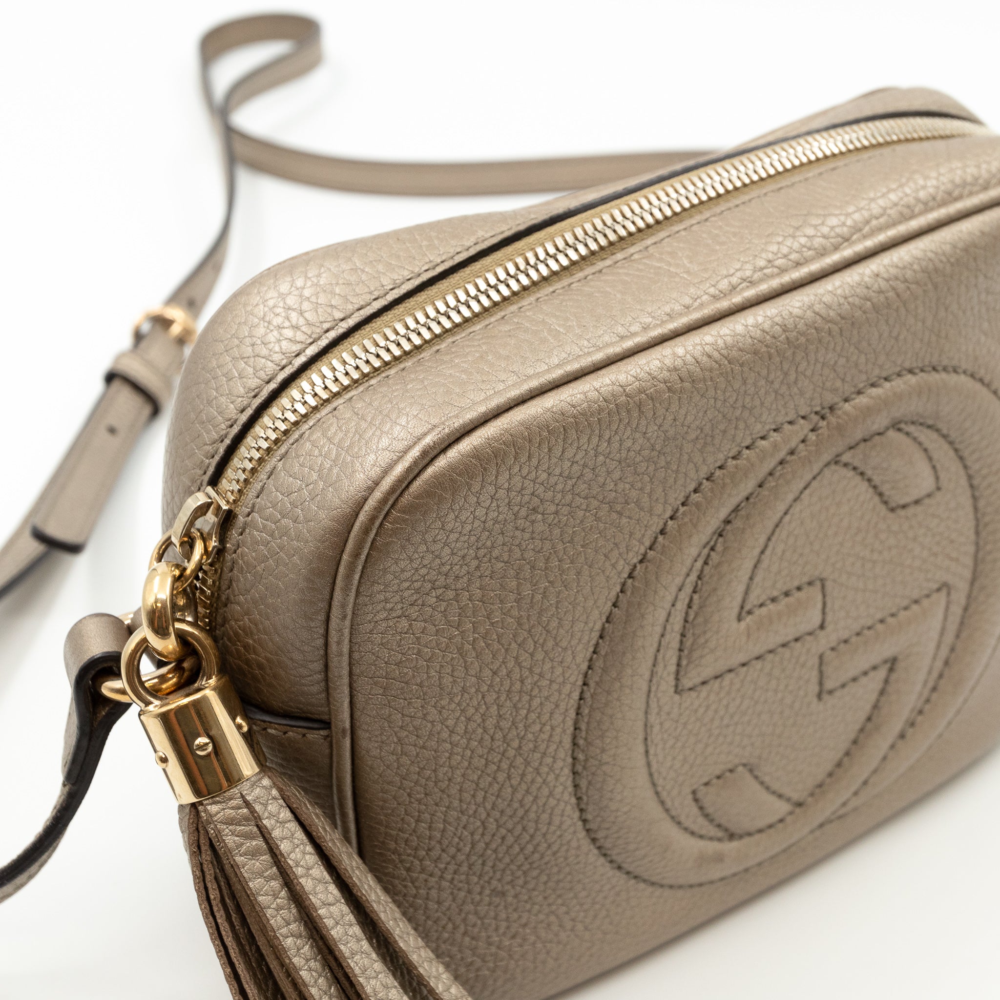 Disco Soho Champagne Leather