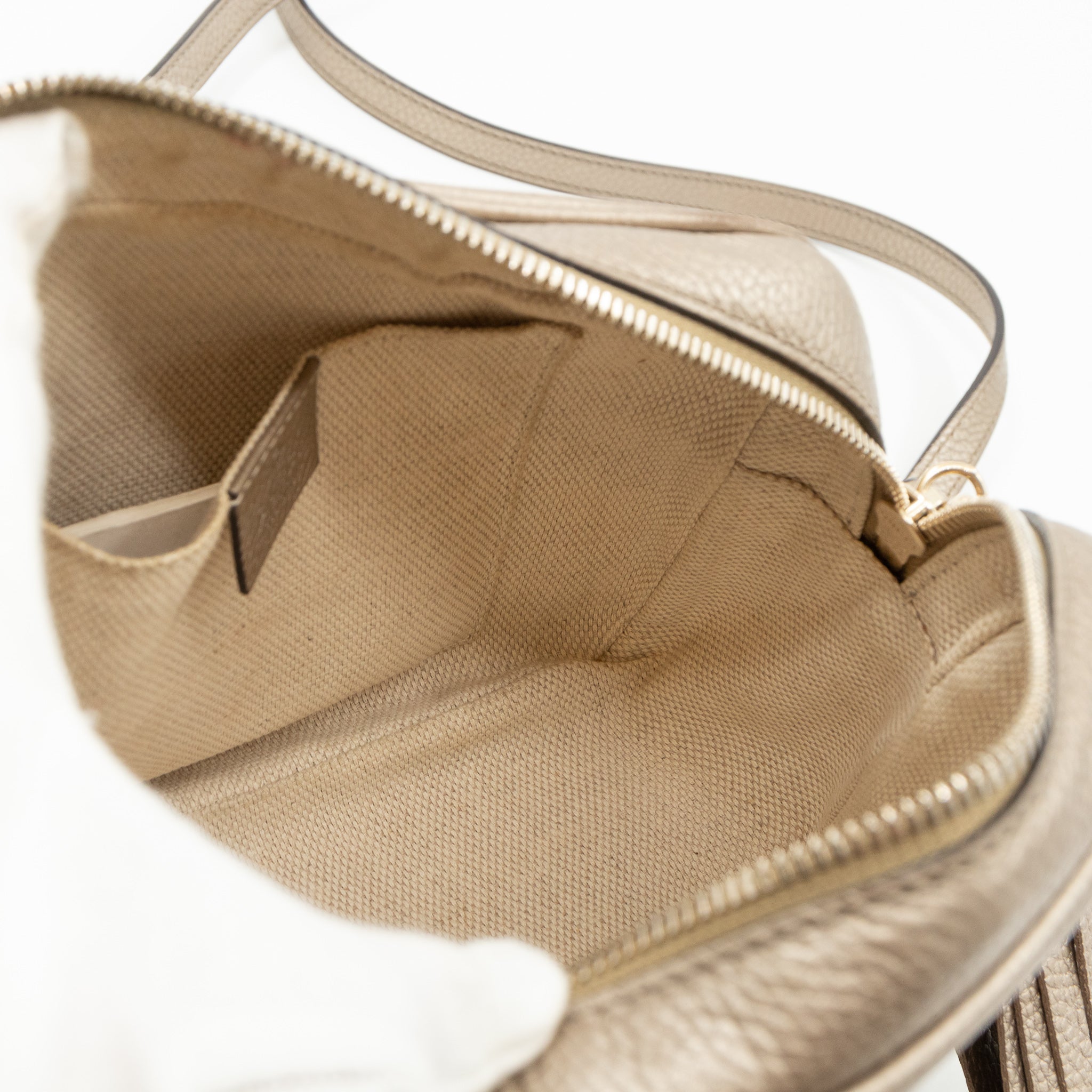 Disco Soho Champagne Leather