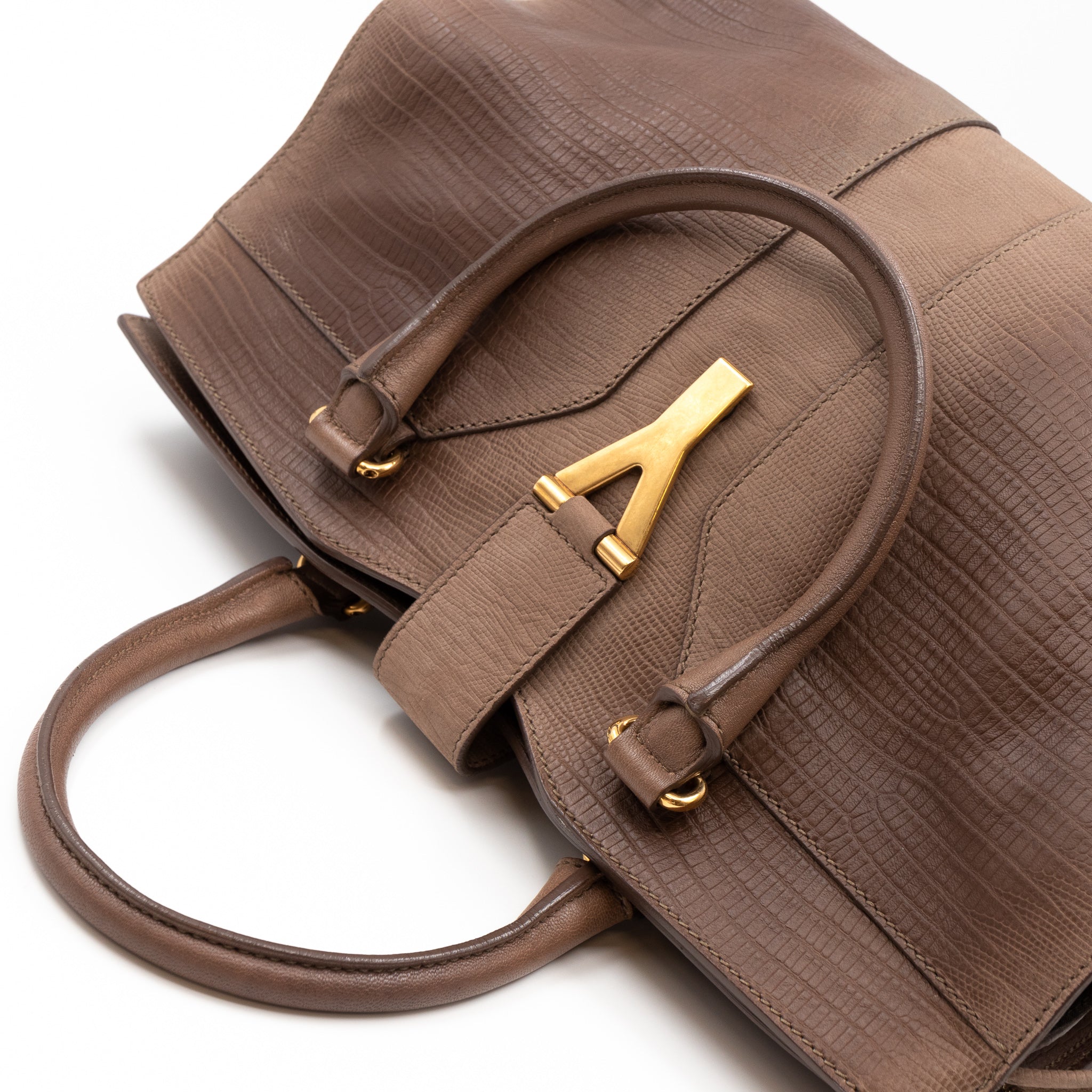 Medium Cabas Chyc Brown Leather