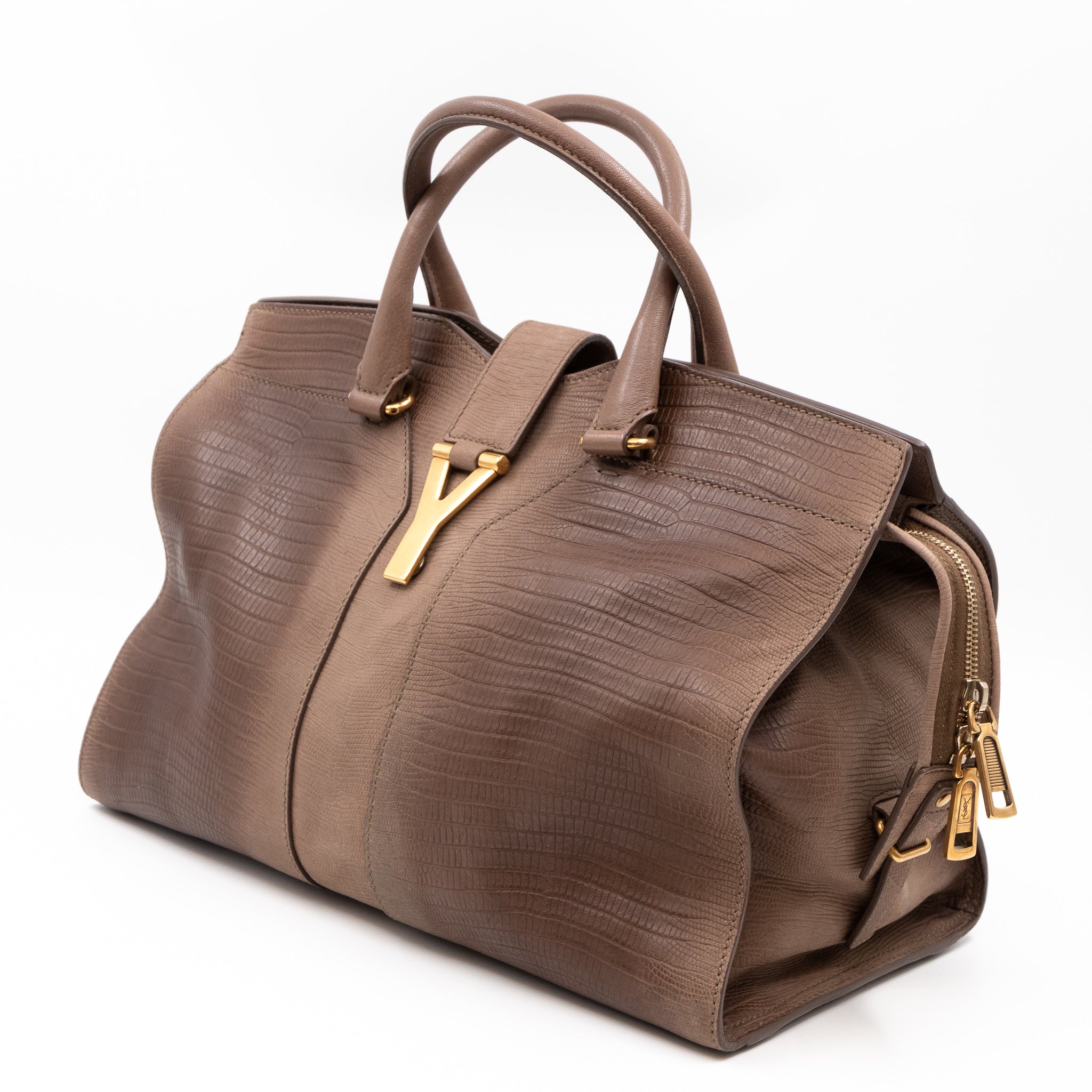 Medium Cabas Chyc Brown Leather