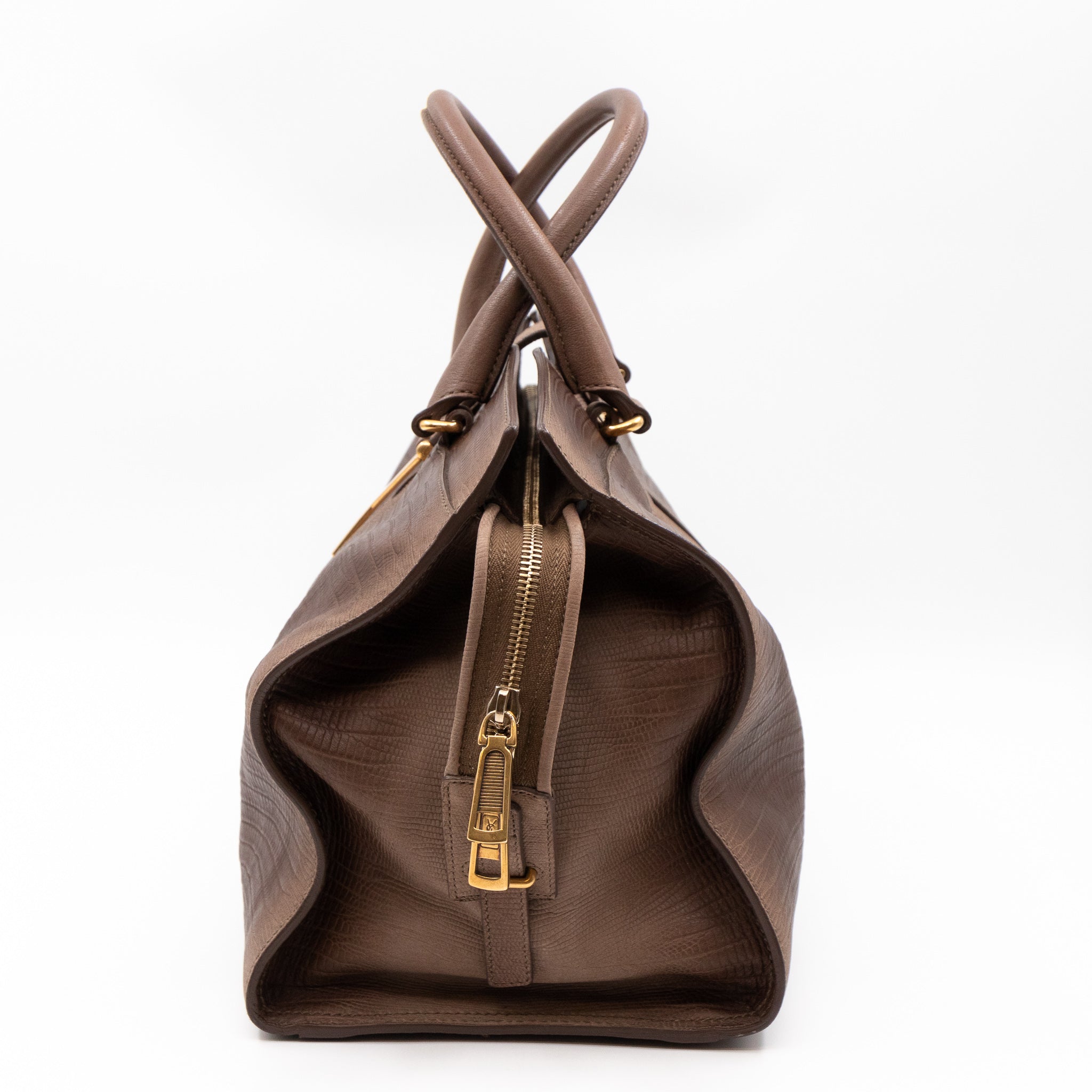 Medium Cabas Chyc Brown Leather