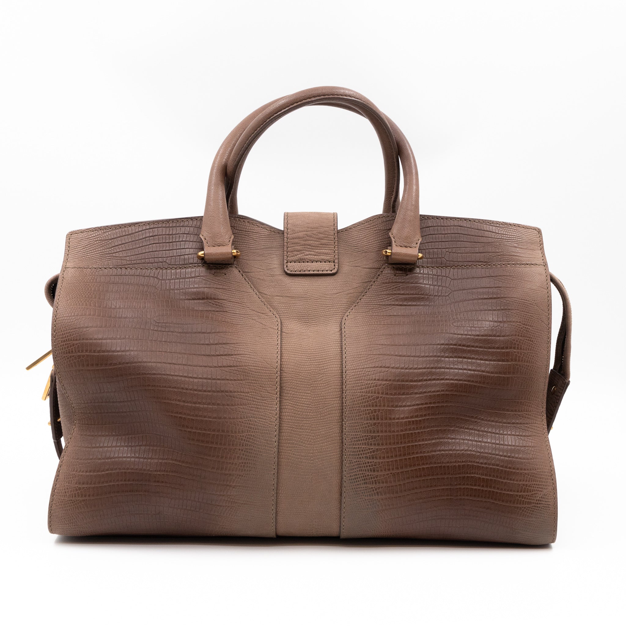 Medium Cabas Chyc Brown Leather