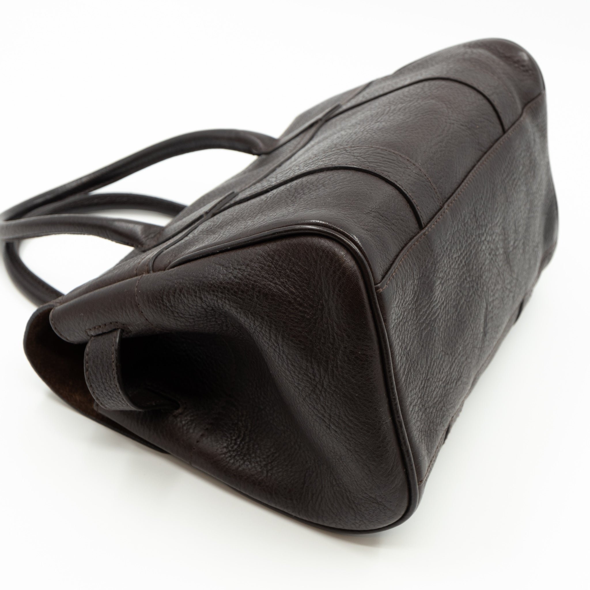 Small Bayswater Chocolate Leather