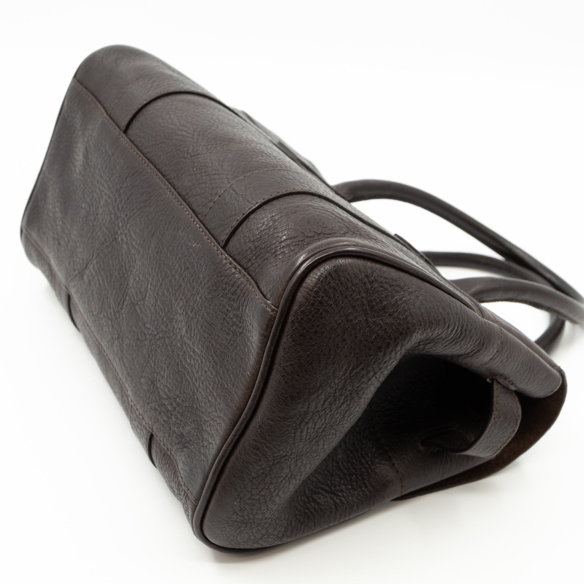 Small Bayswater Chocolate Leather